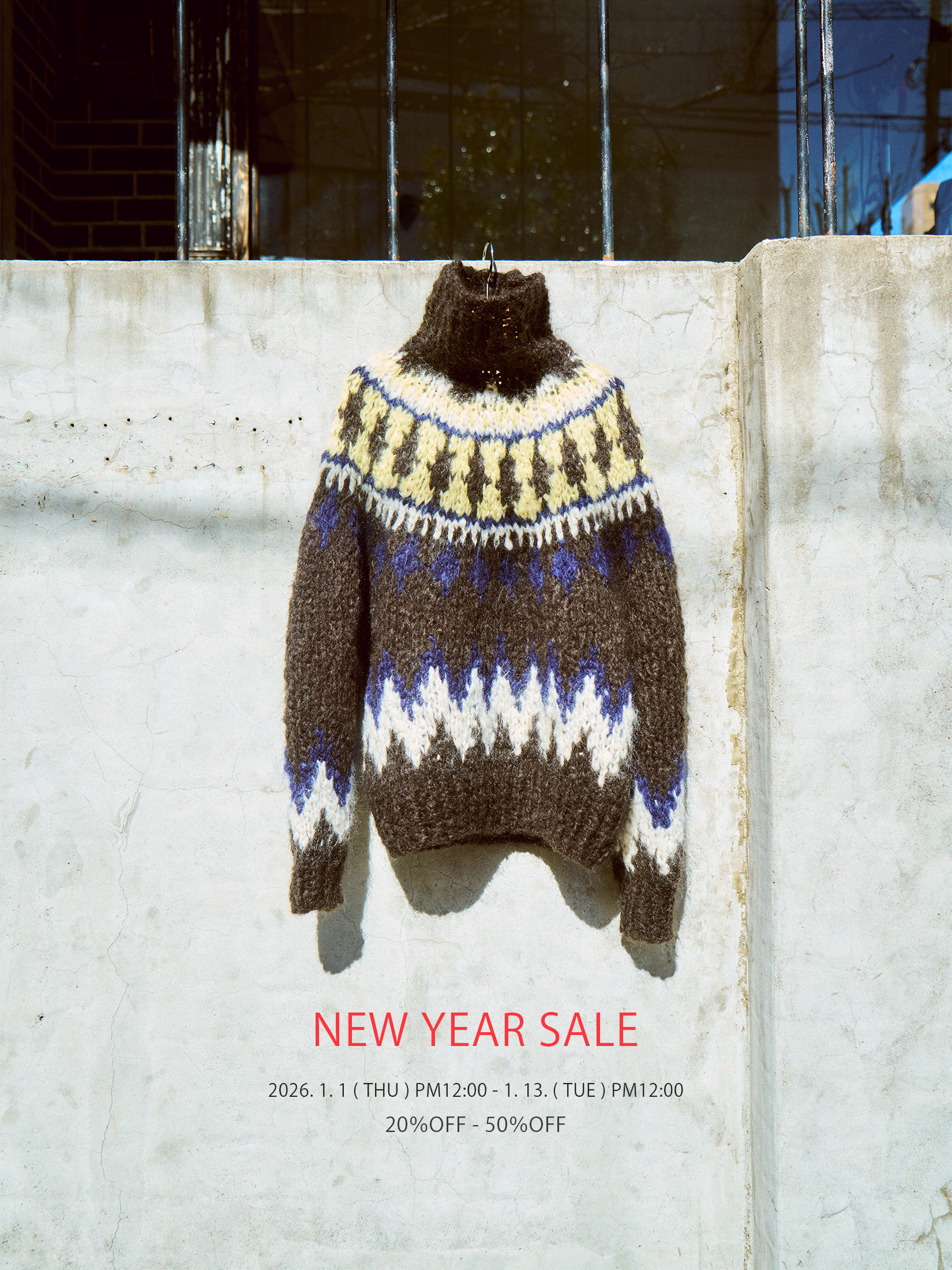 NEW YEAR SALE 開催のお知らせ
