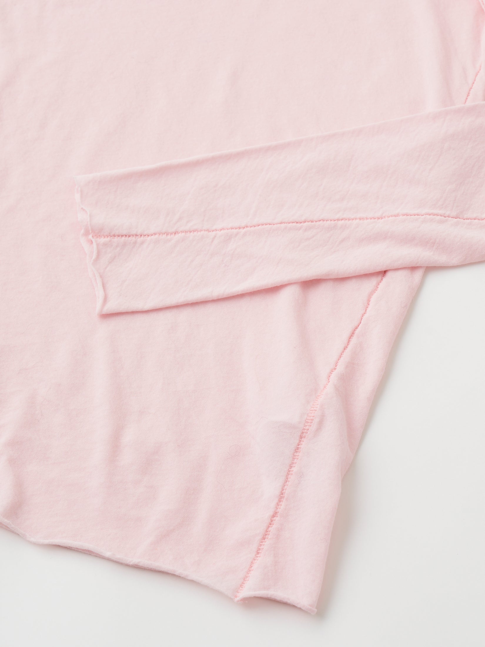 HIGH TWIST COTTON SHEER JERSEY TURTLE-NECK TEE