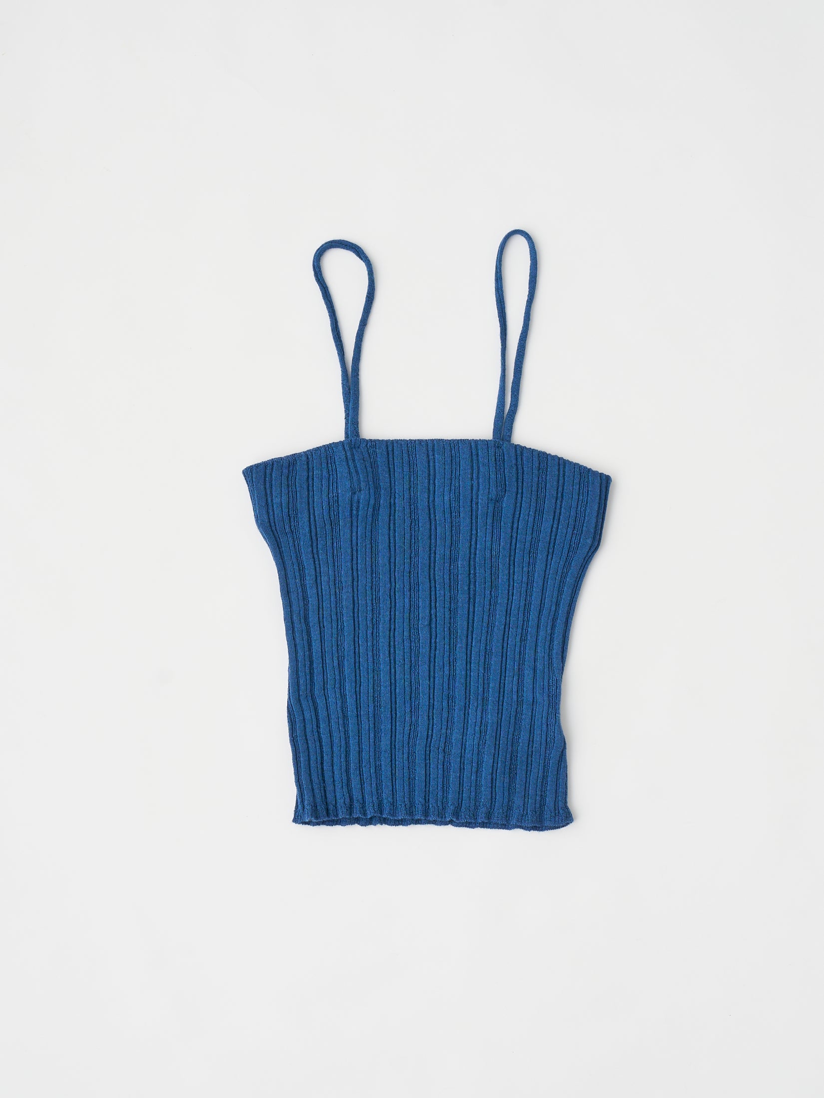 ROYAL BABY ALPACA RANDOM RIBBED-KNIT TUBE TOP