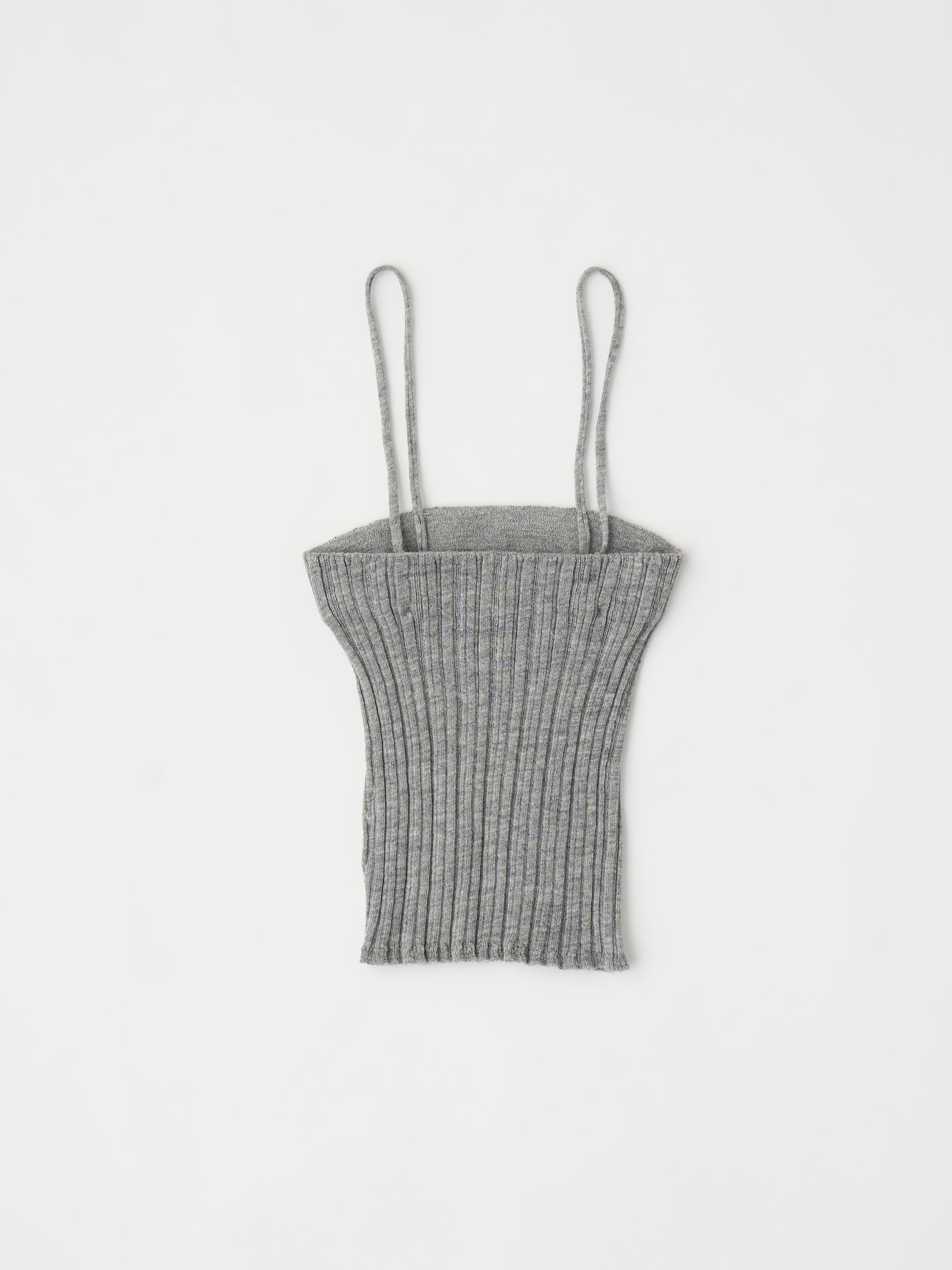 ROYAL BABY ALPACA RANDOM RIBBED-KNIT TUBE TOP
