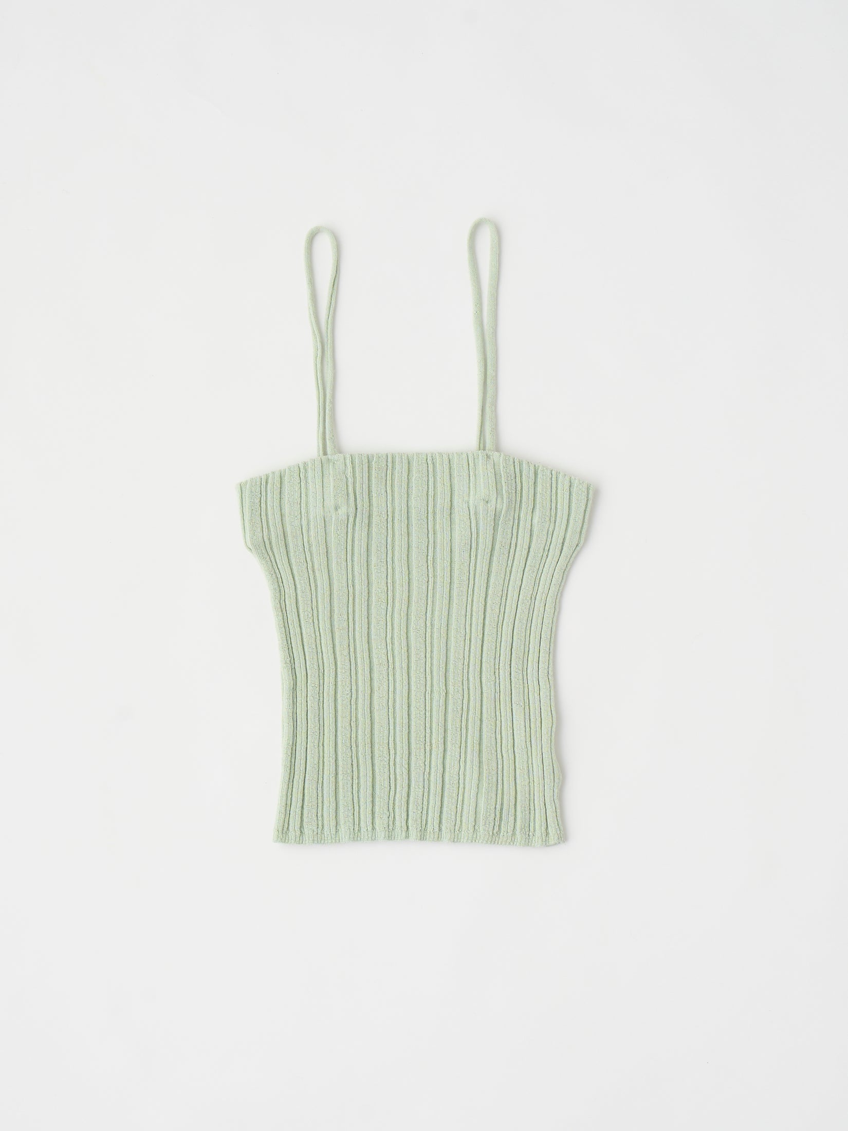 ROYAL BABY ALPACA RANDOM RIBBED-KNIT TUBE TOP