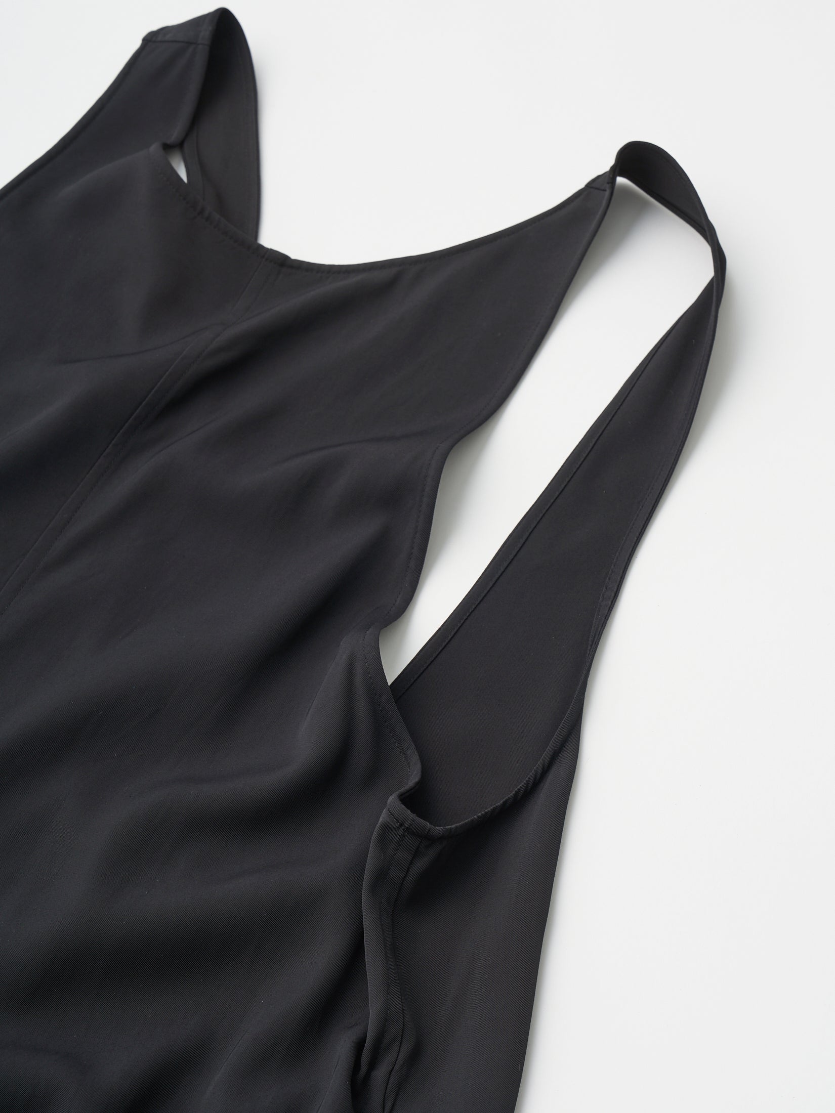 viscose gabardine wide-leg all in one