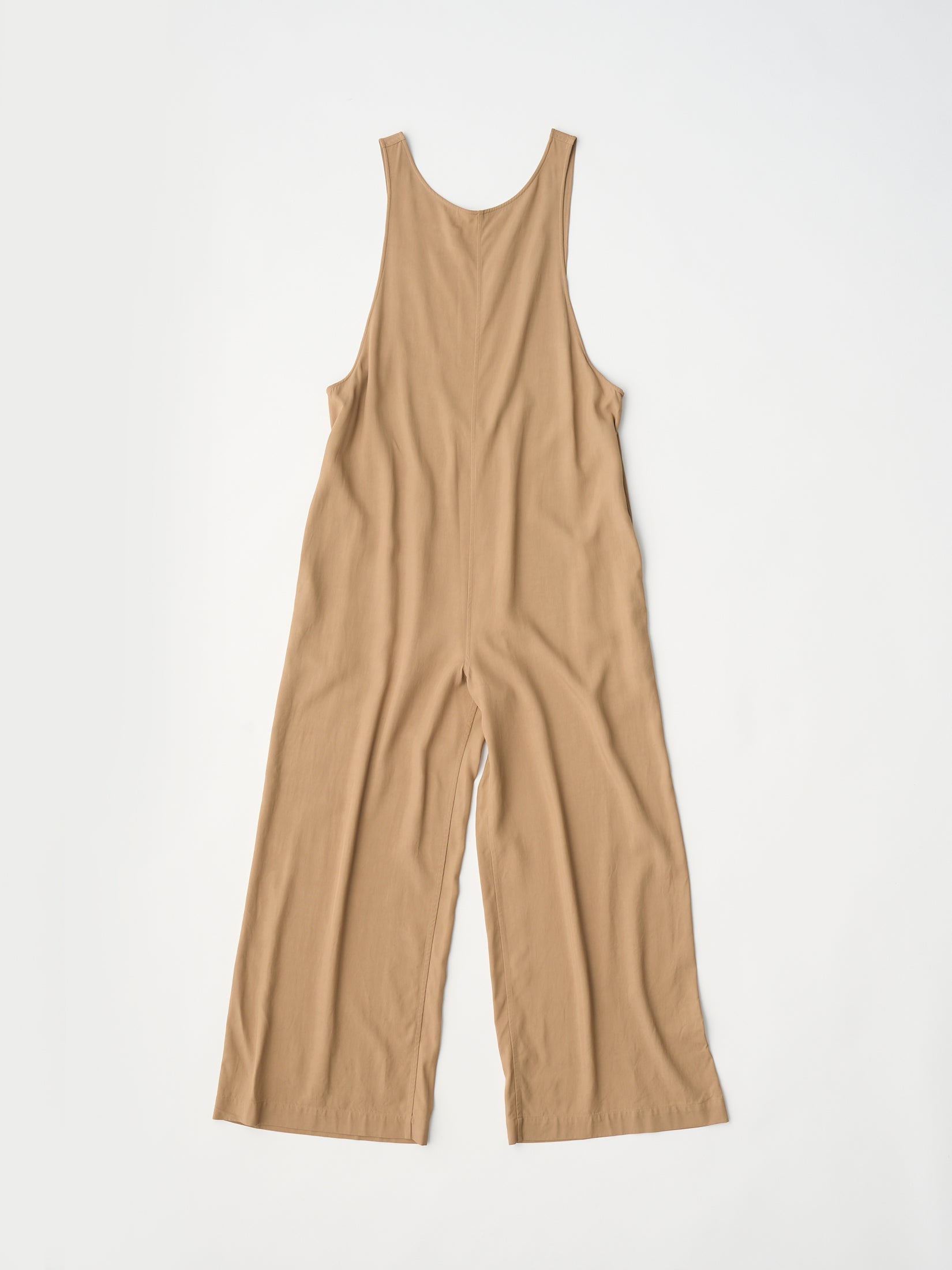 viscose gabardine wide-leg all in one