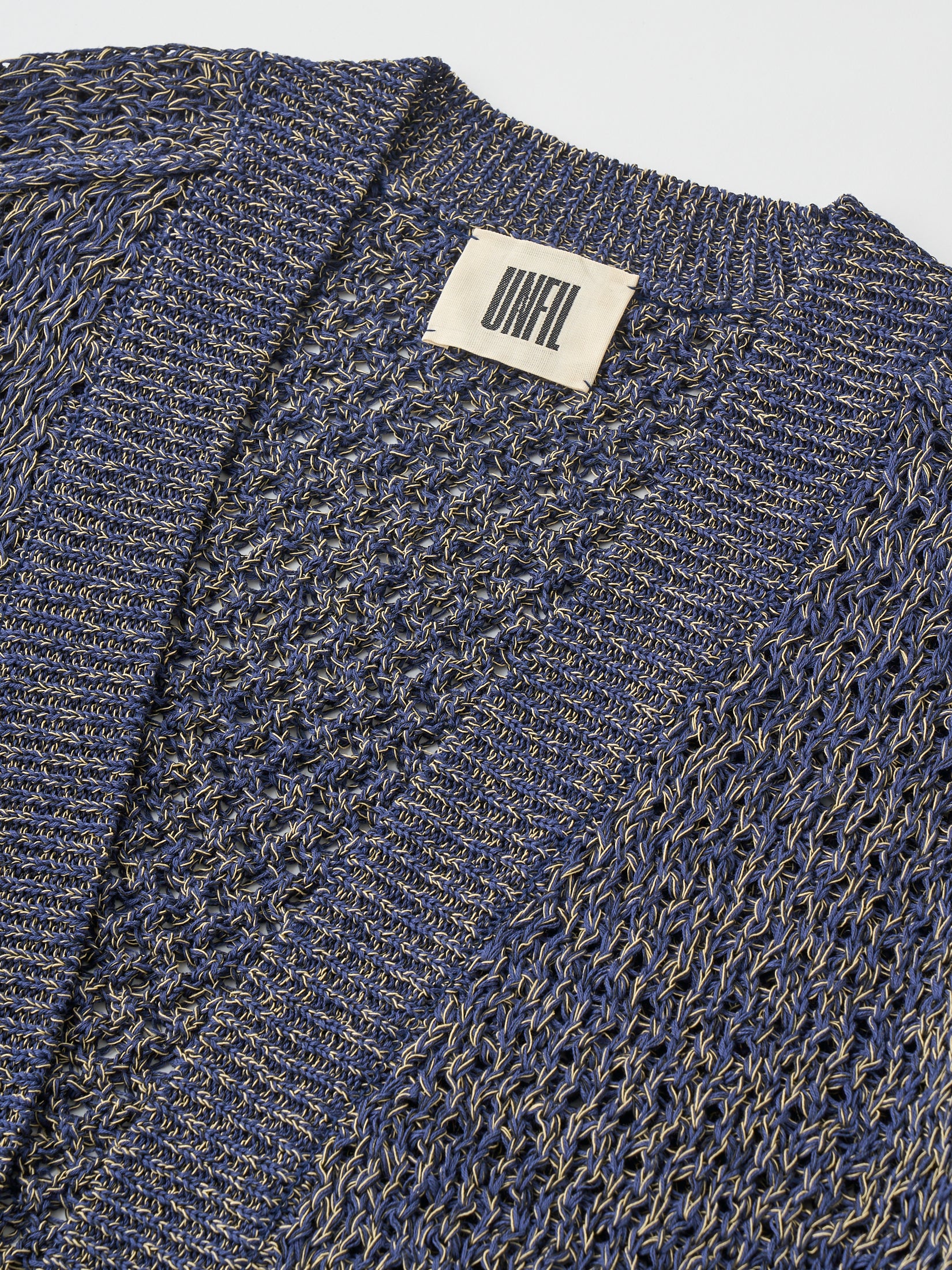 DOUBLE HONEYCOMB MESH-KNIT BUTTONLESS C/D