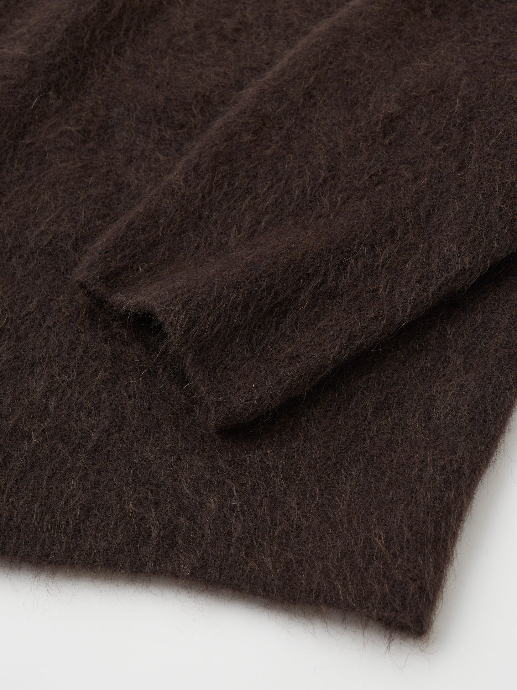STRETCH SUPERKID MOHAIR CREW-NECK P/O