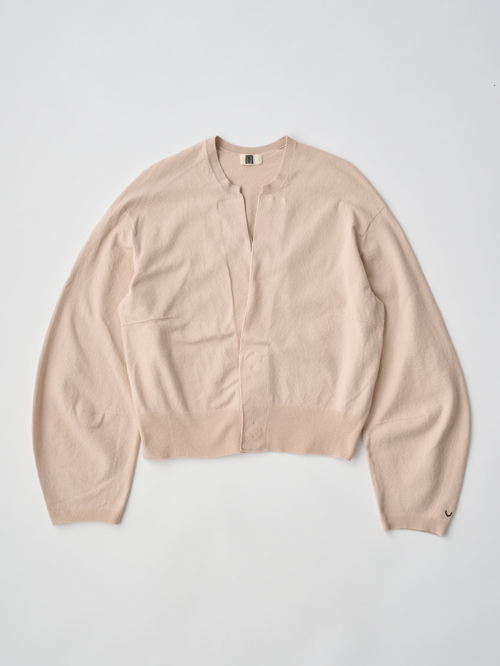 STRETCH ORGANIC COTTON CREW-NECK C/D