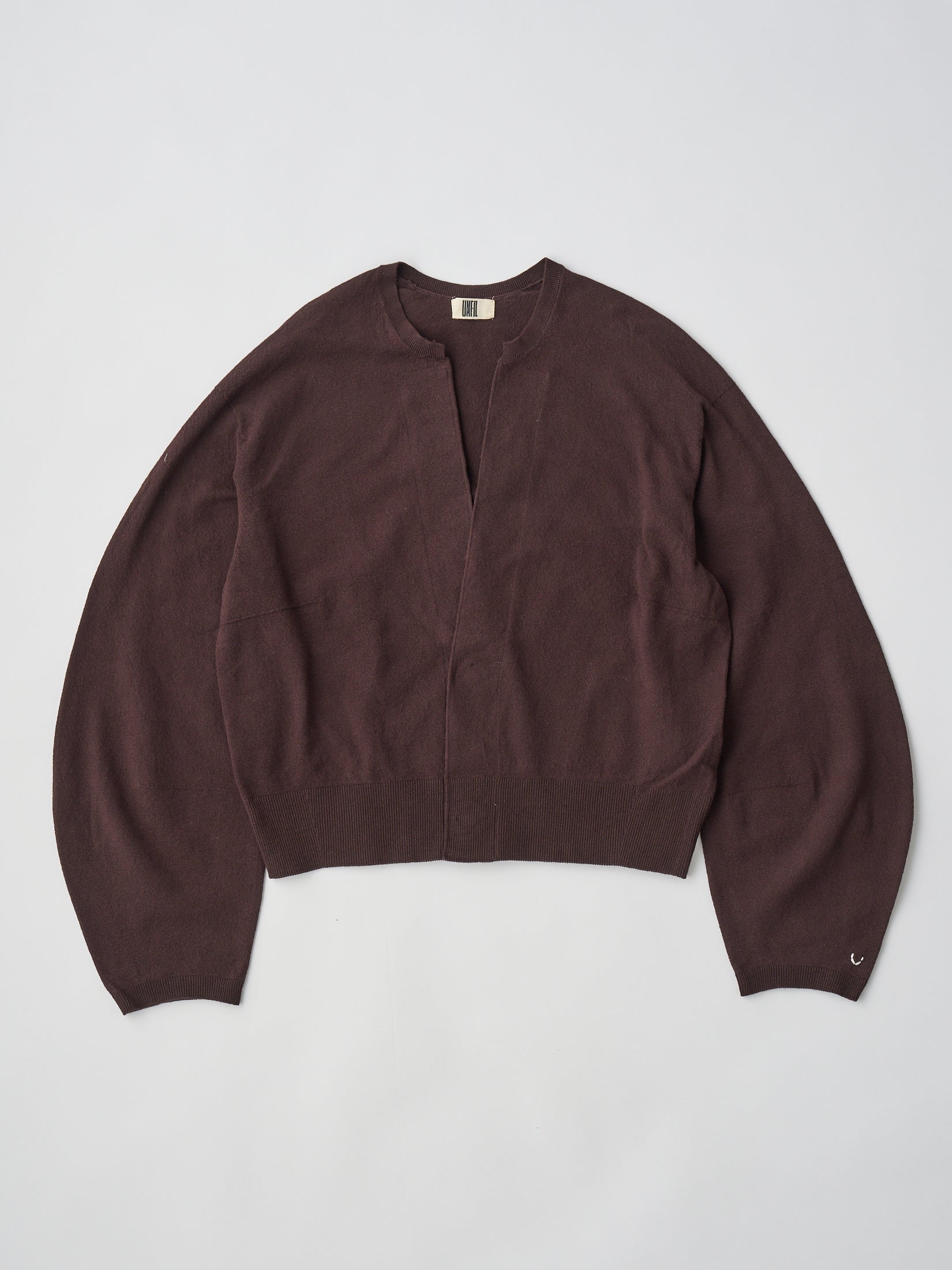 STRETCH ORGANIC COTTON CREW-NECK C/D