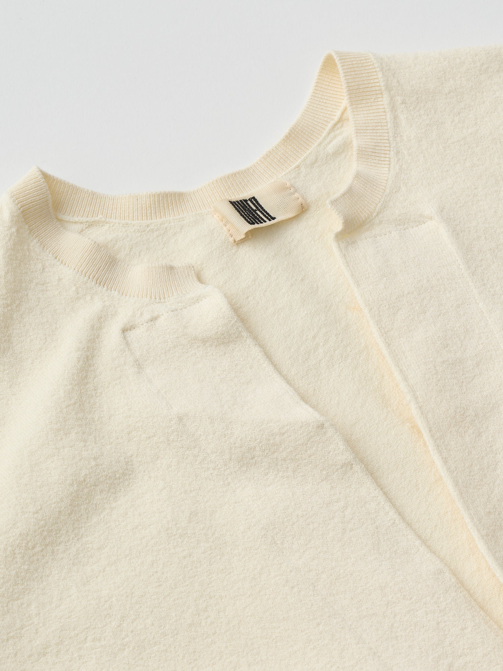 STRETCH ORGANIC COTTON CREW-NECK C/D