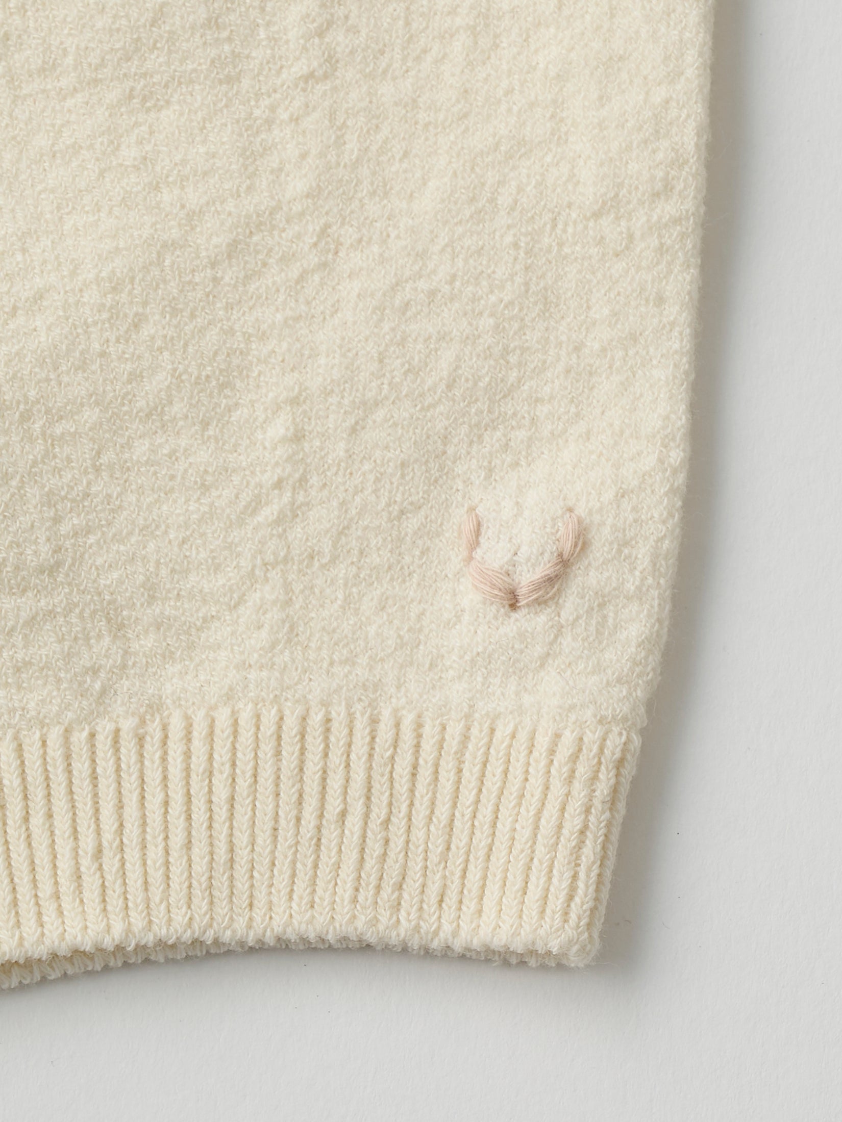 STRETCH ORGANIC COTTON CREW-NECK C/D