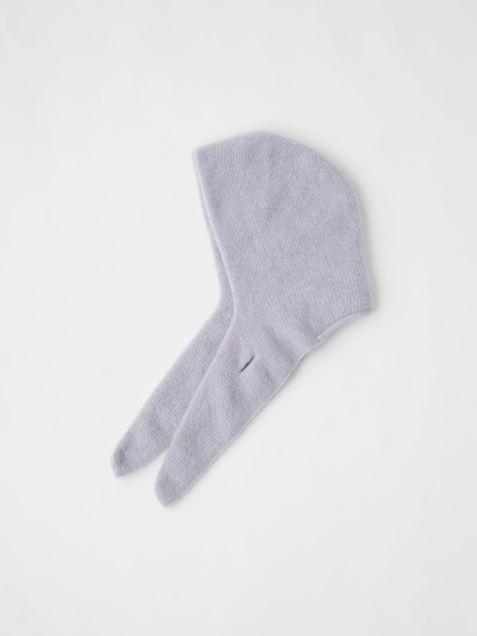 STRETCH SUPERKID MOHAIR HOOTED STOLE