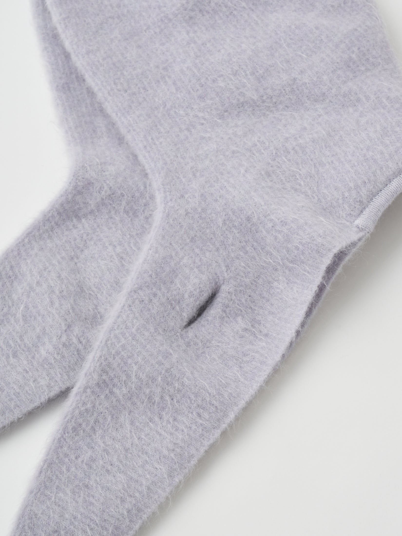 STRETCH SUPERKID MOHAIR HOOTED STOLE