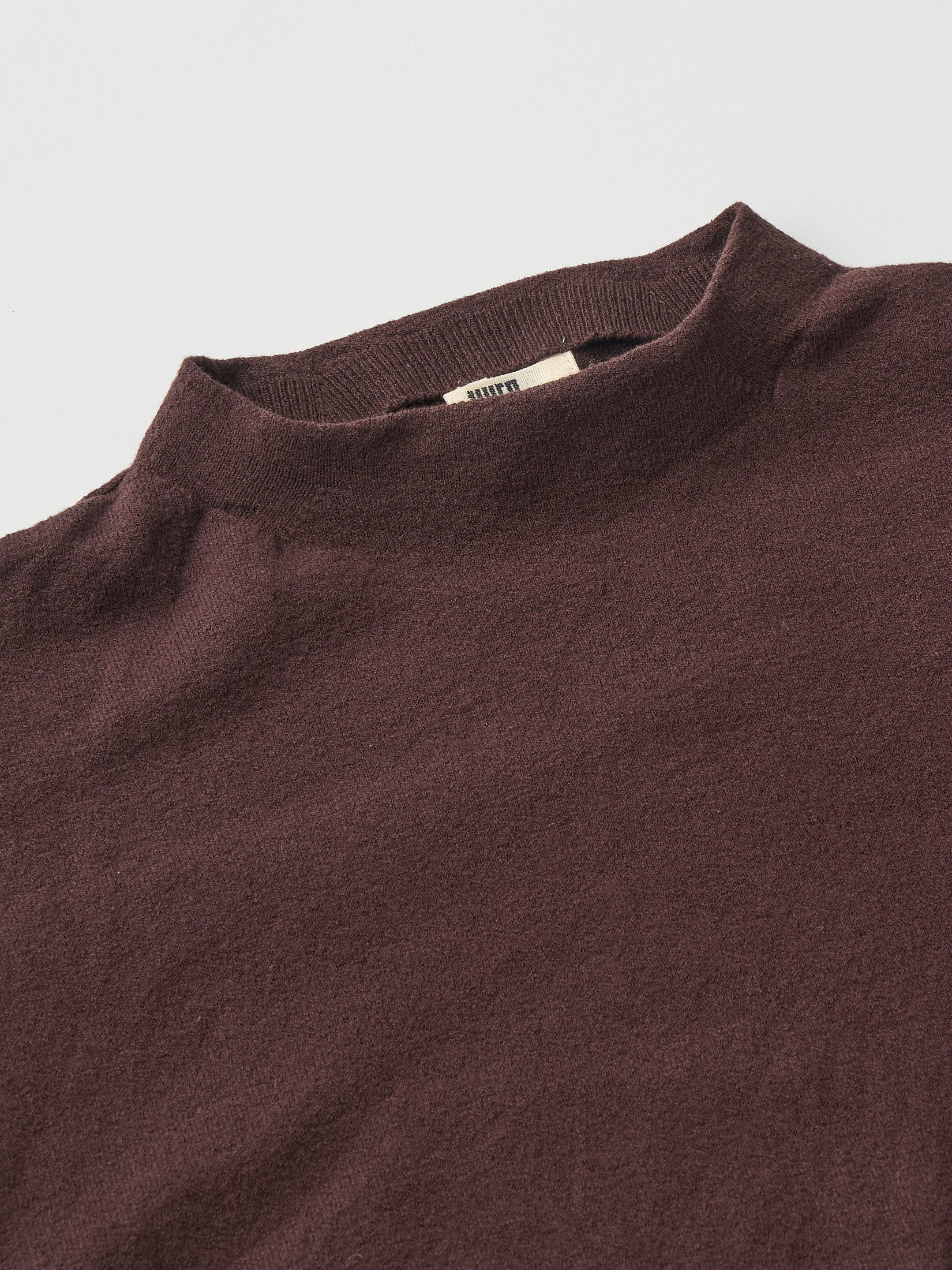 STRETCH ORGANIC COTTON BOTTLE-NECK P/O