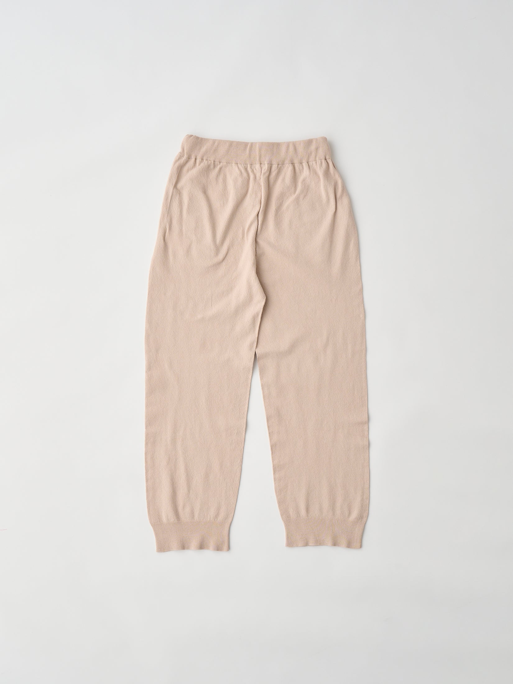 STRETCH ORGANIC COTTON RELAXED-FIT KNIT PANTS