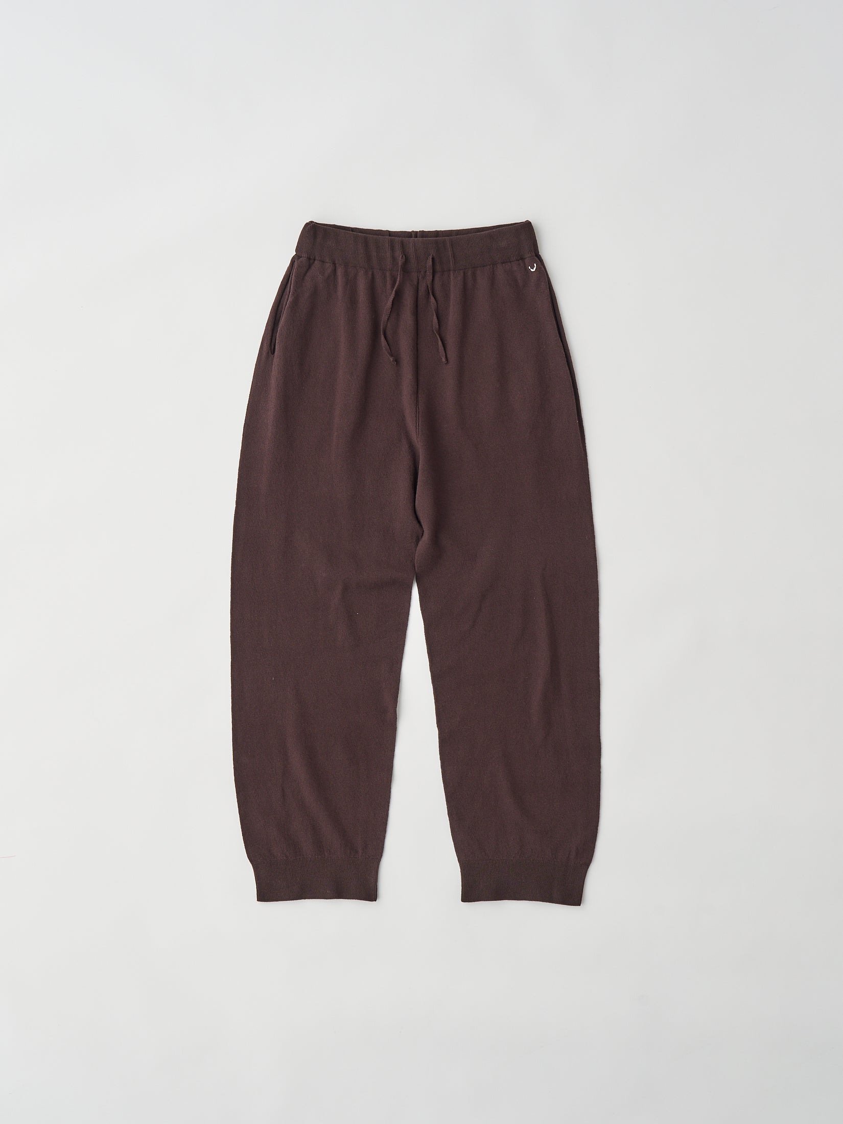 STRETCH ORGANIC COTTON RELAXED-FIT KNIT PANTS