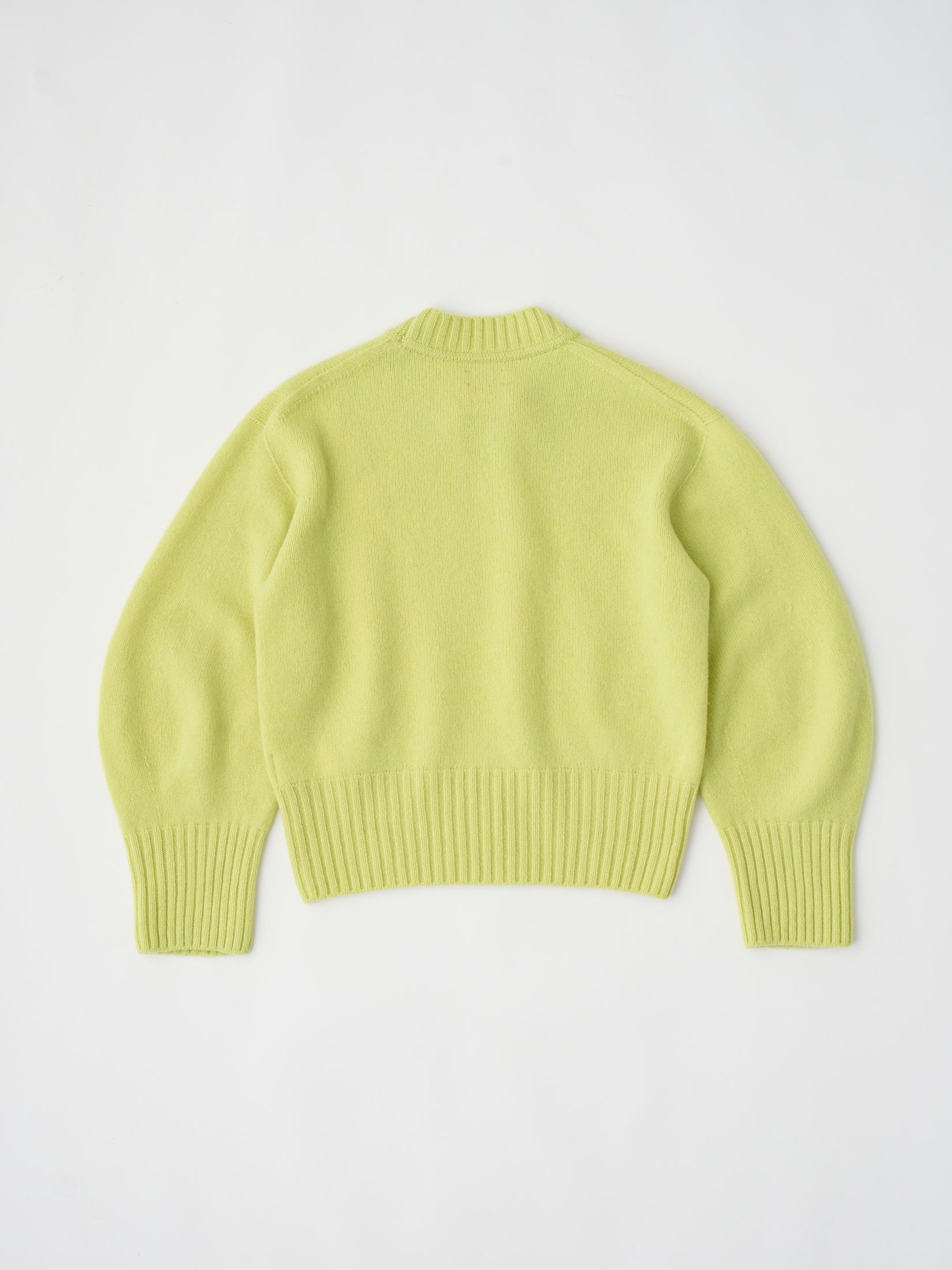 FINE LAMBS WOOL CREW-NECK P/O