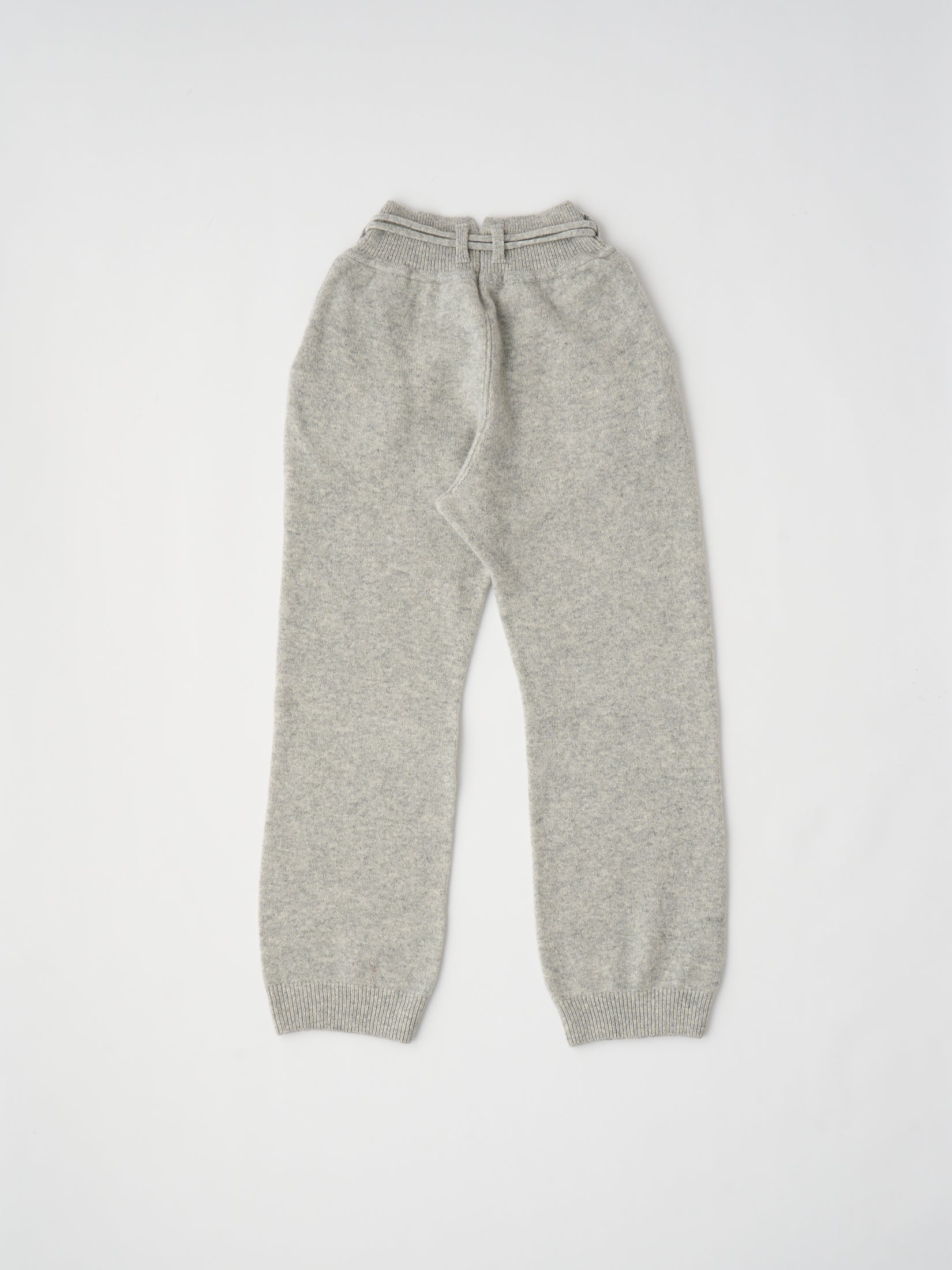 FINE LAMBS WOOL BELTED PANTS