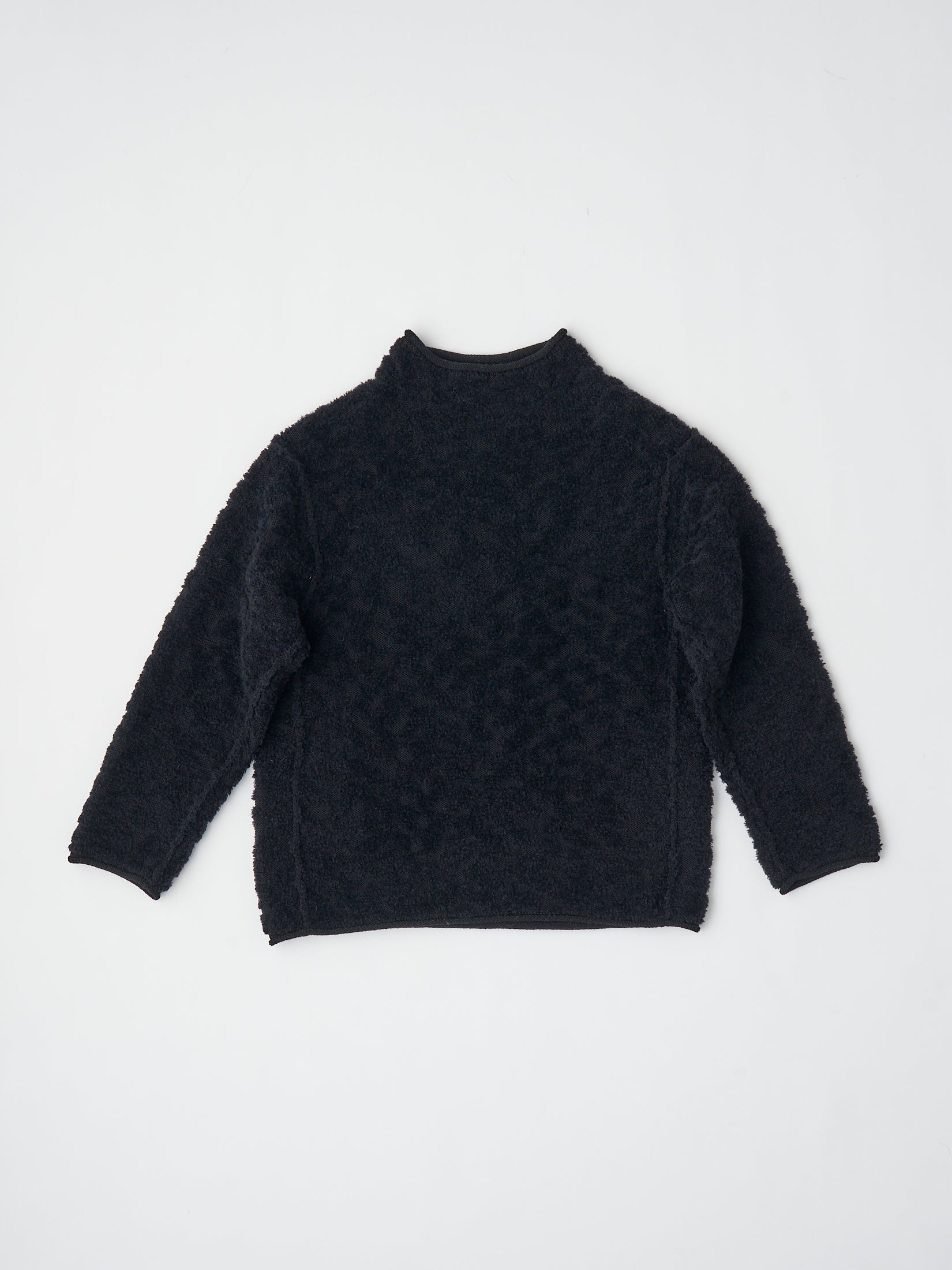 RANDOM WOOL & WOOLEN COTTON HIGH-NECK P/O