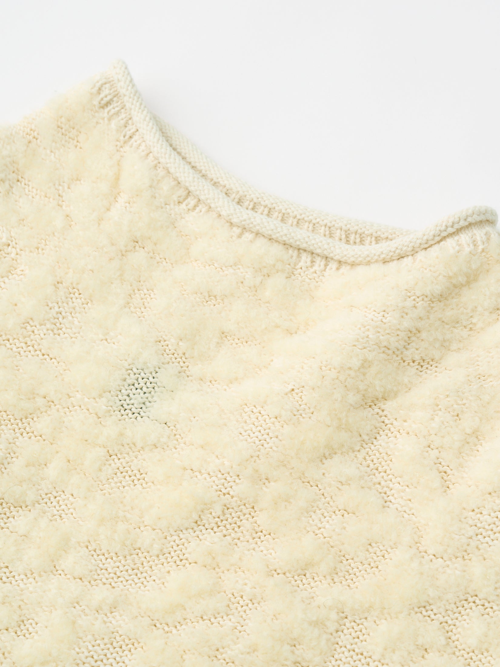 RANDOM WOOL & WOOLEN COTTON HIGH-NECK P/O