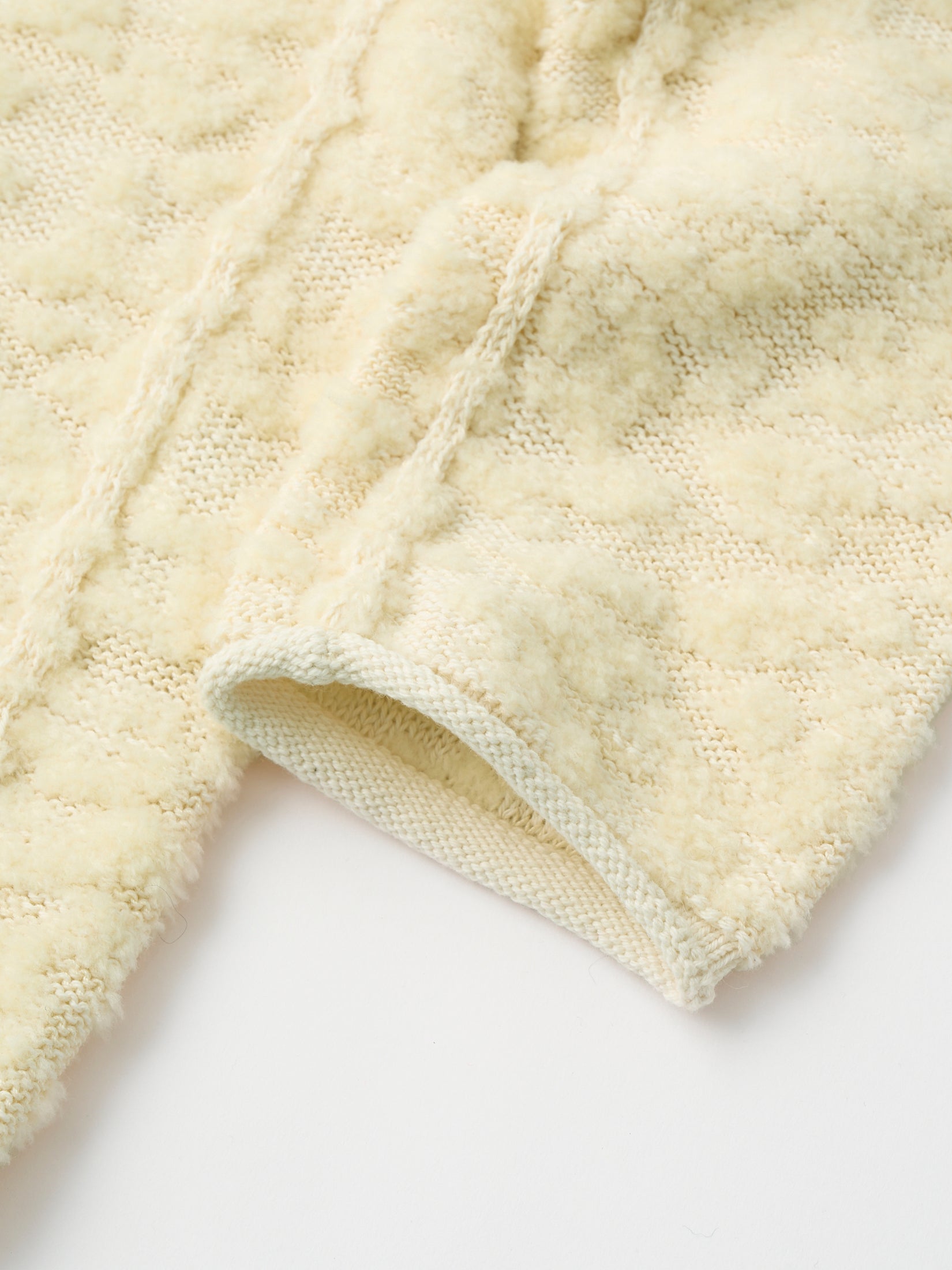 RANDOM WOOL & WOOLEN COTTON HIGH-NECK P/O