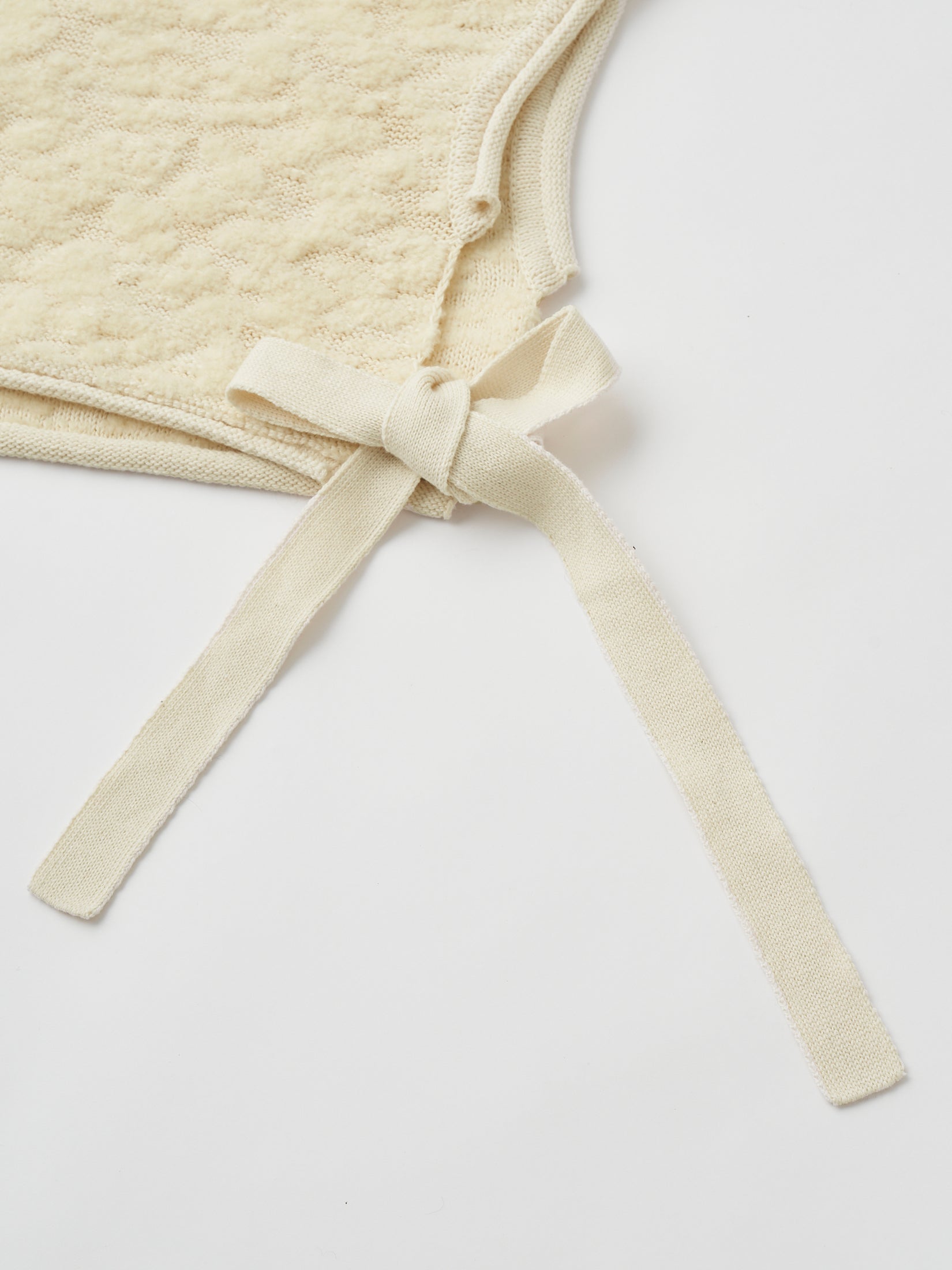 RANDOM WOOL & WOOLEN COTTON HIGH-NECK VEST