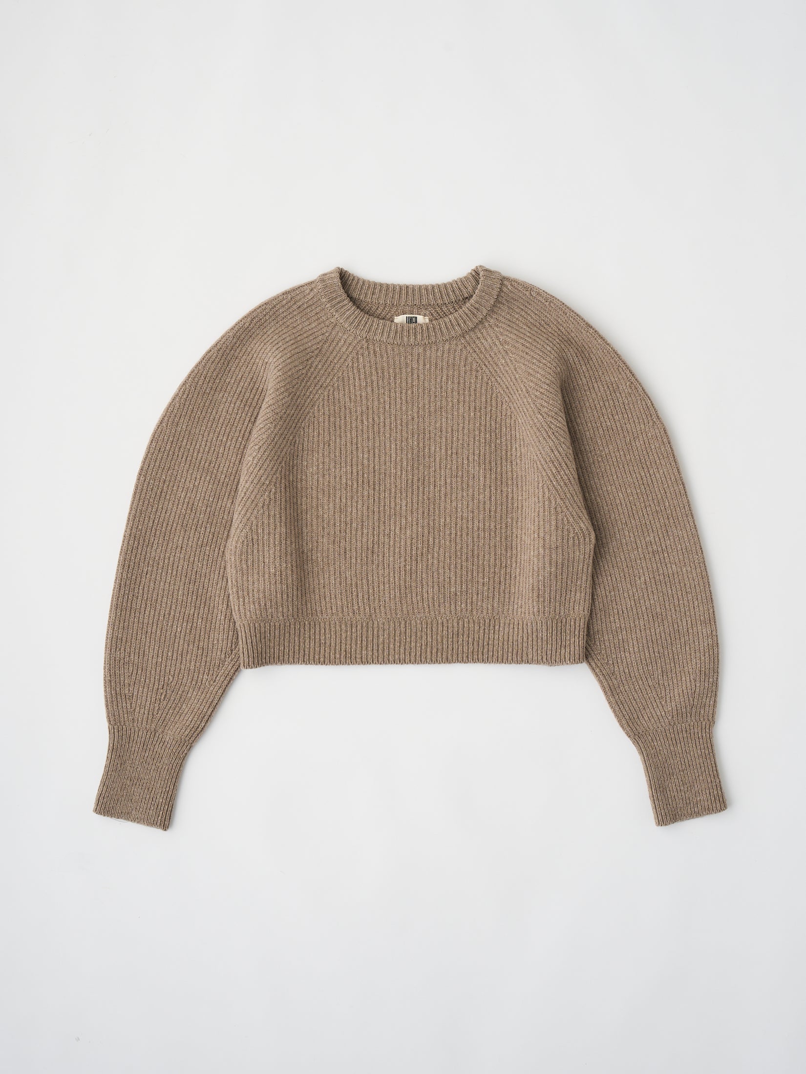 WOOLEN COTTON & EX.FINE LAMBS WOOL RIBBED-KNIT P/O