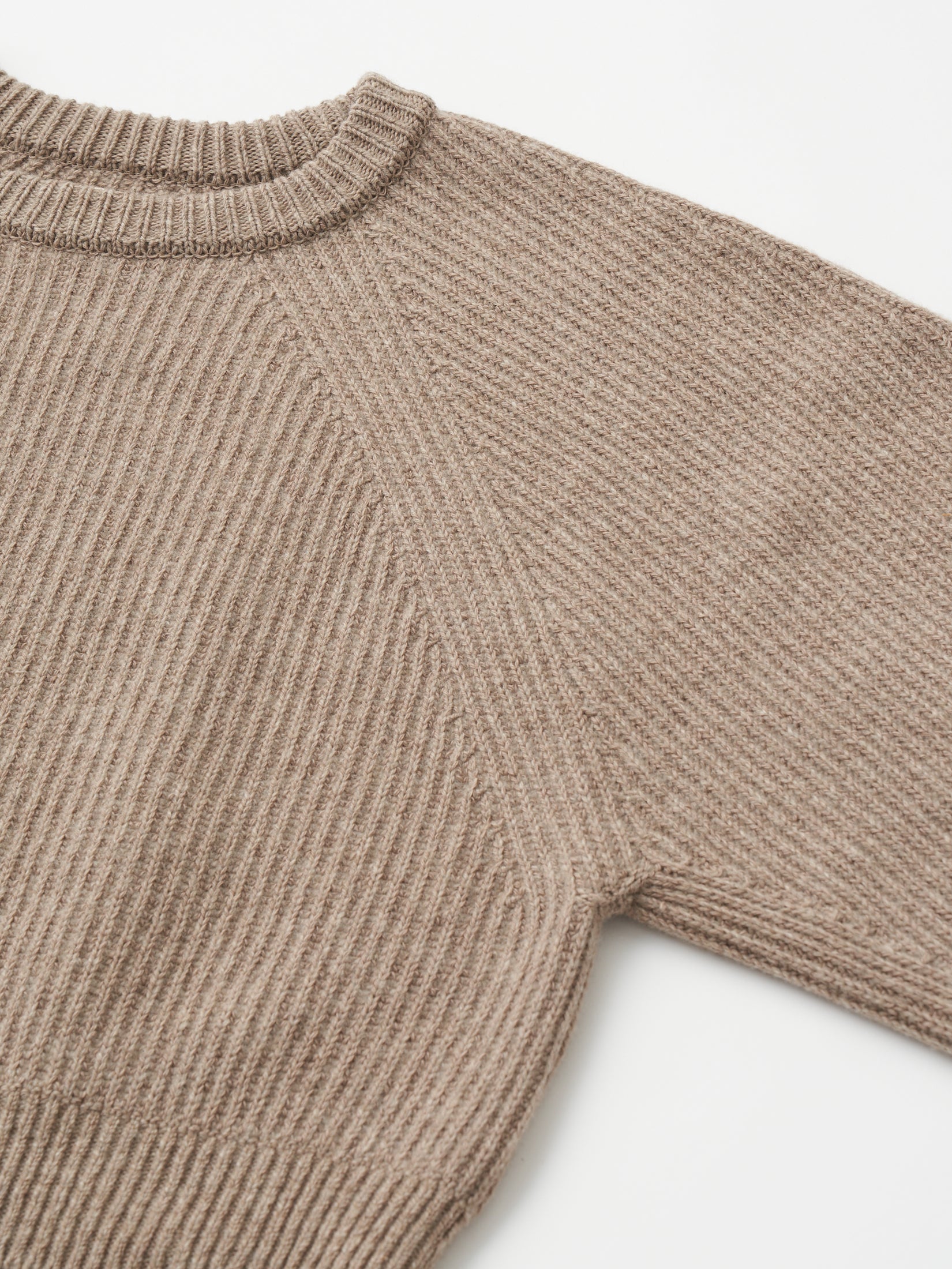 WOOLEN COTTON & EX.FINE LAMBS WOOL RIBBED-KNIT P/O