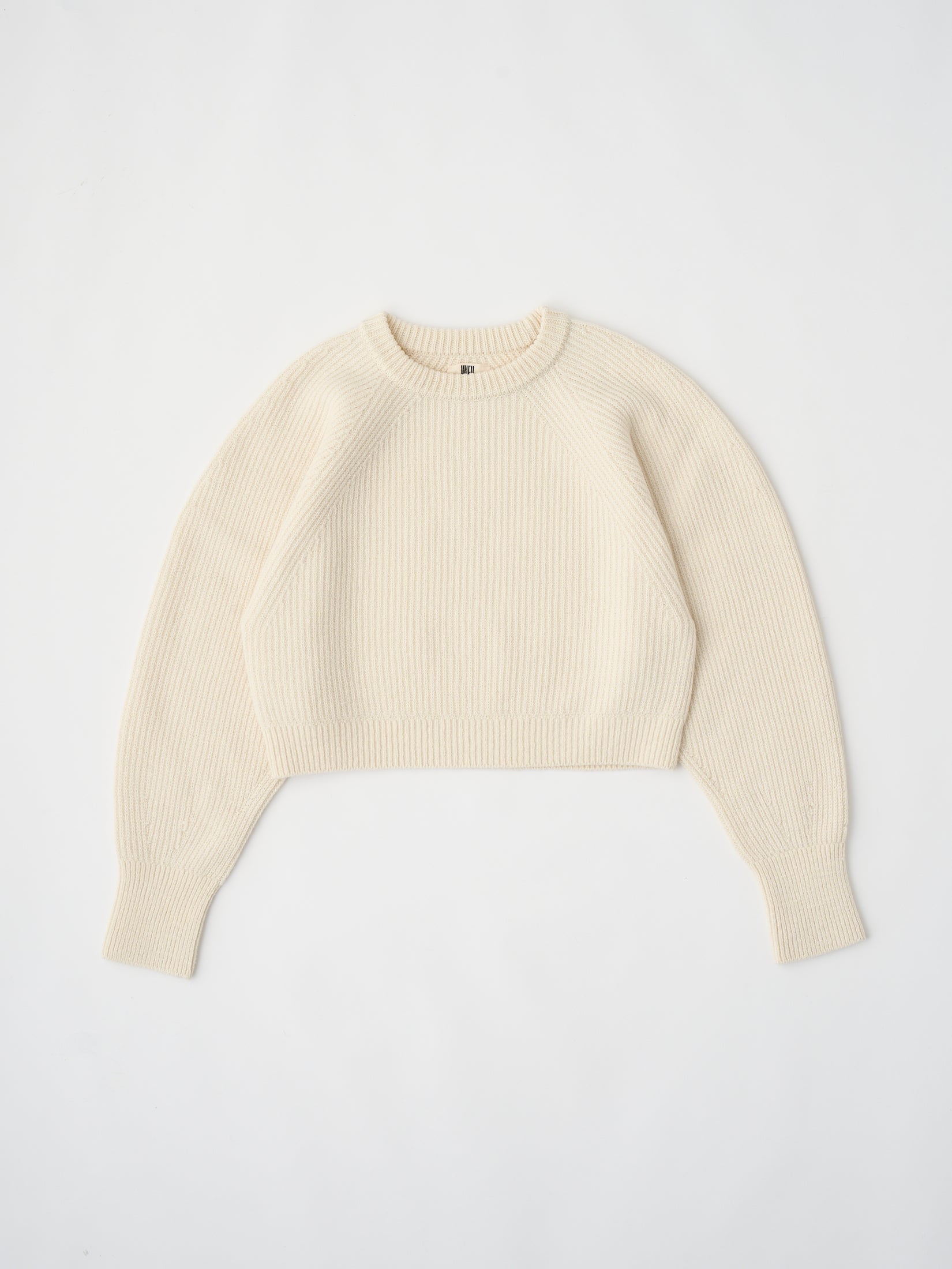 WOOLEN COTTON & EX.FINE LAMBS WOOL RIBBED-KNIT P/O