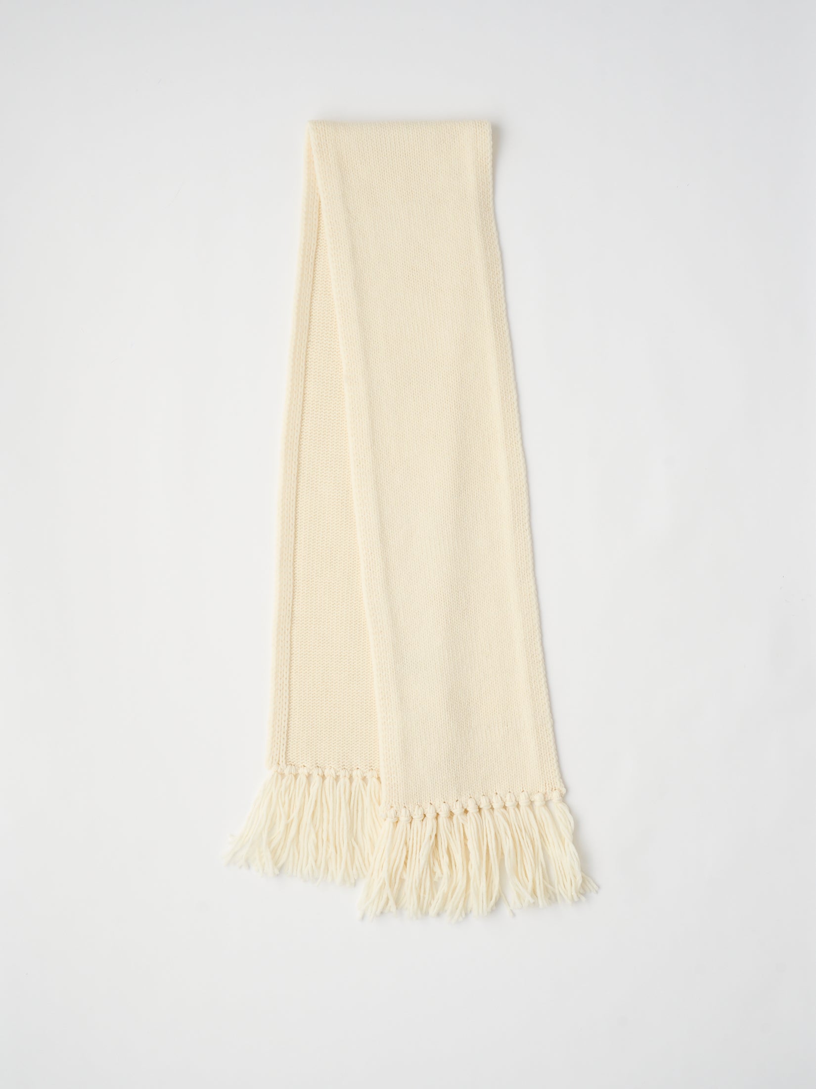 FRENCH MERINO FELT YARN CHUNCKY-KNIT MUFFLER