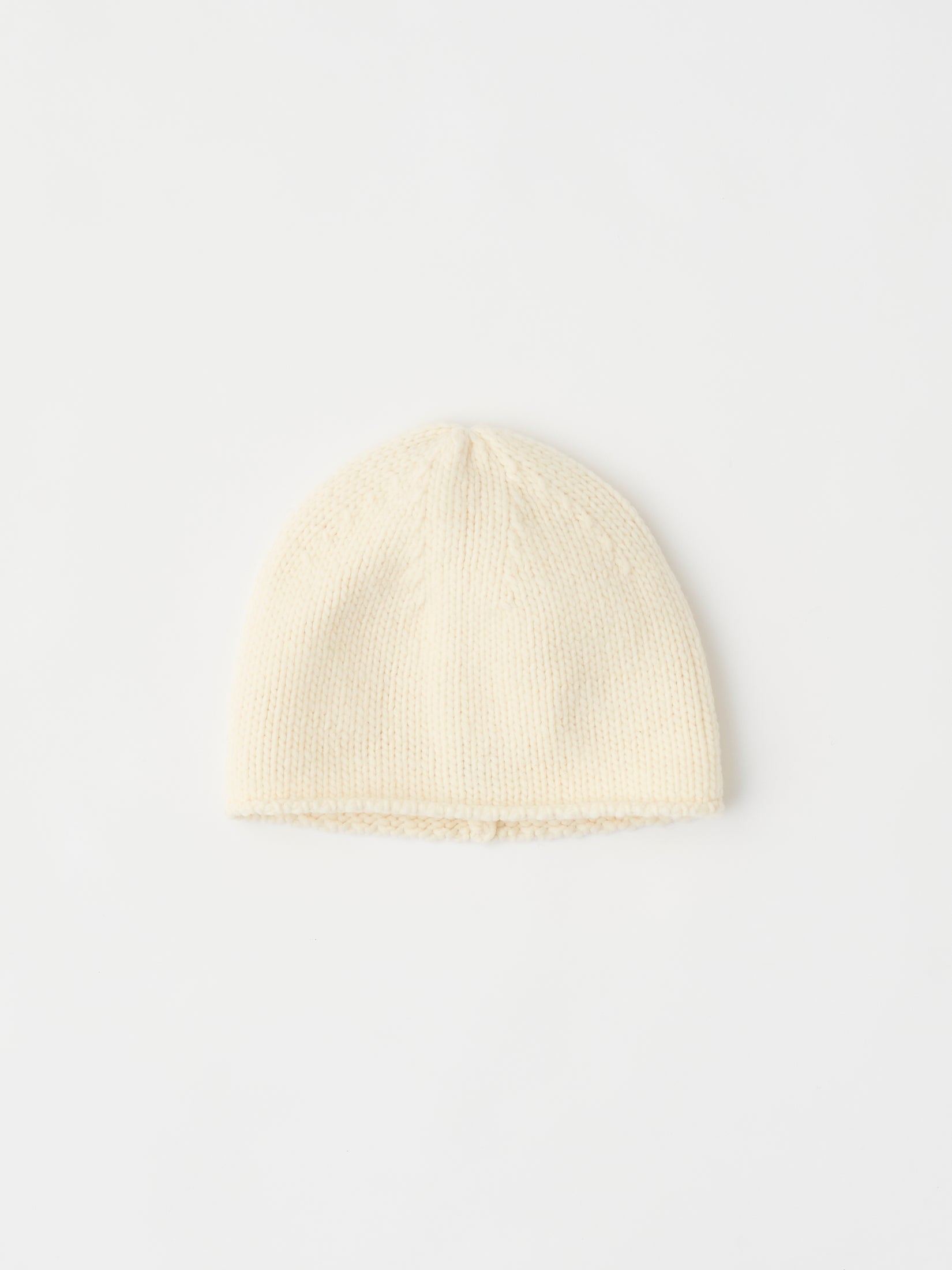 FRENCH MERINO FELT YARN CHUNKY-KNIT BEANIE