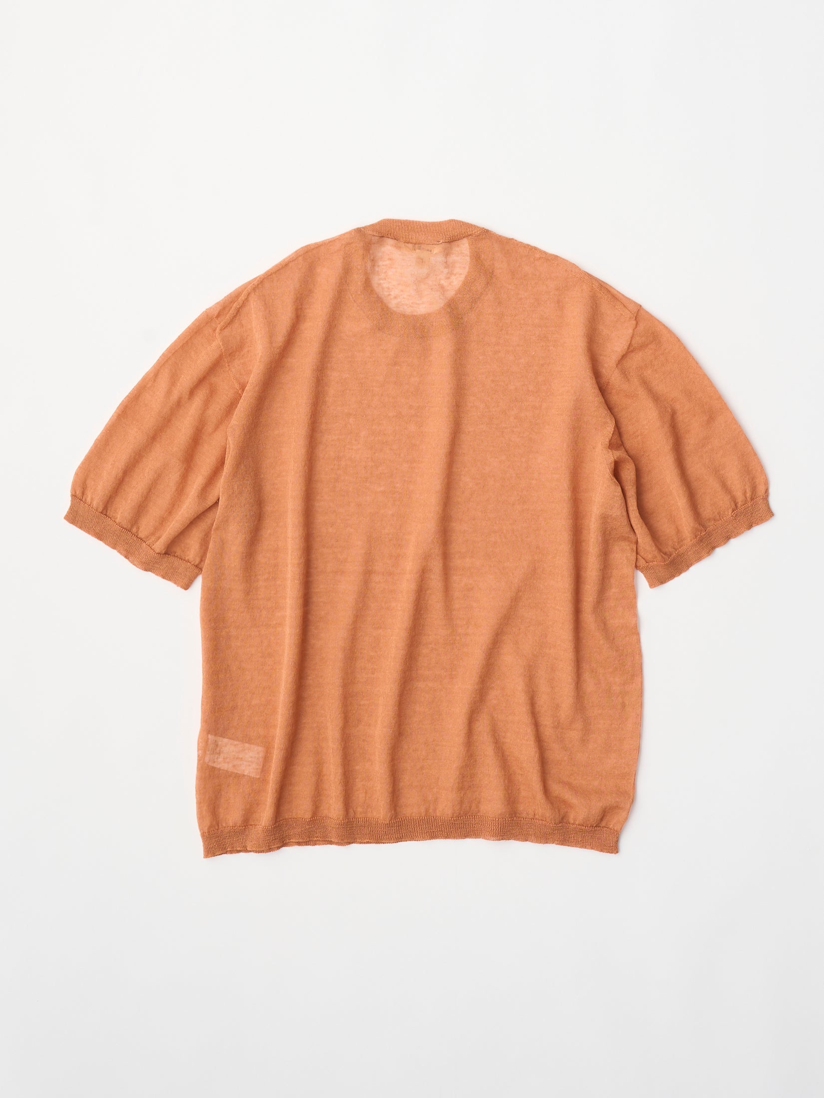 high-count linen oversized knit-Tee