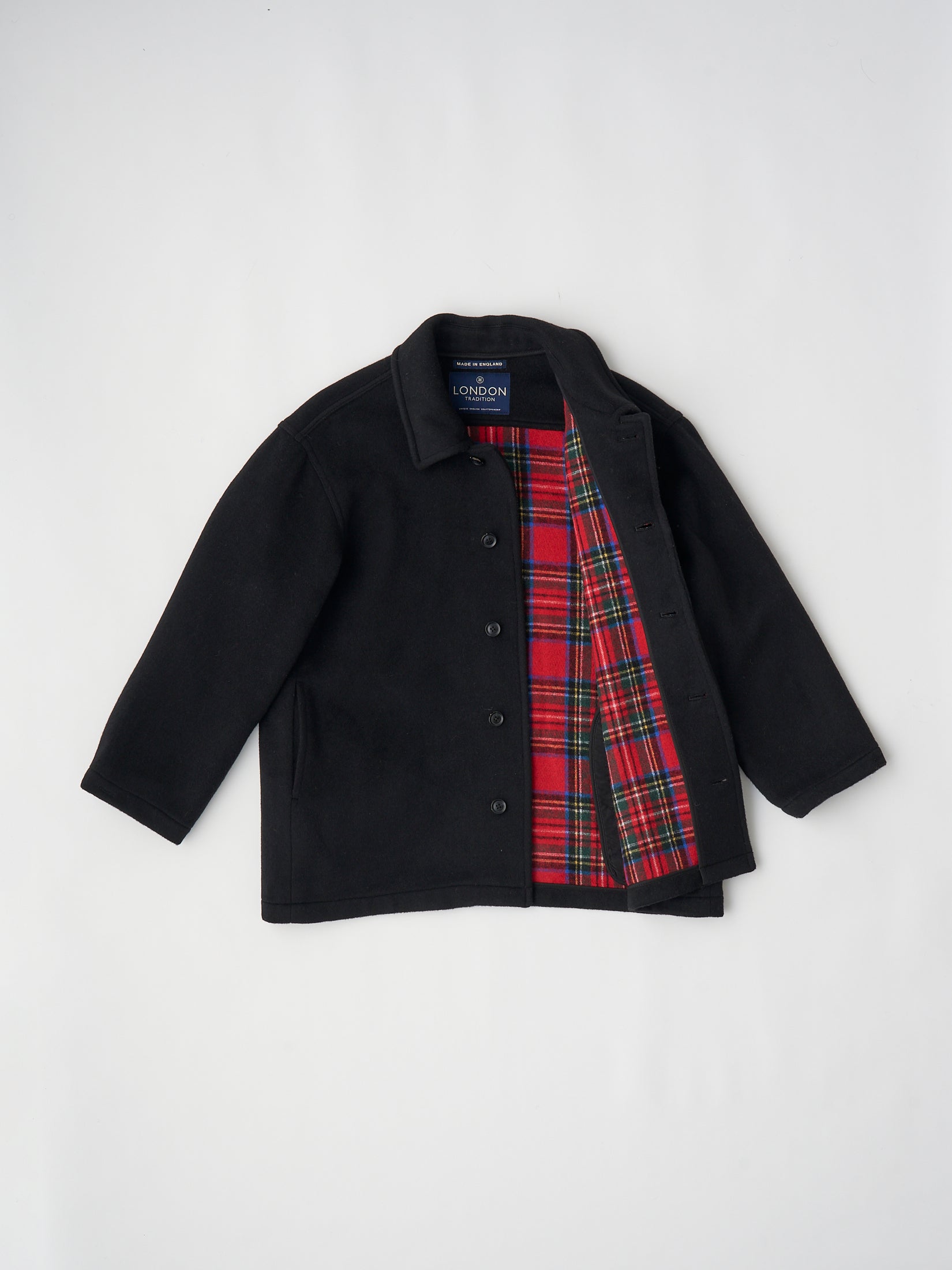 【 LONDON TRADITION × UNFIL 】WOOL BLEND DOUBLE FACE OVERSIZE JACKET