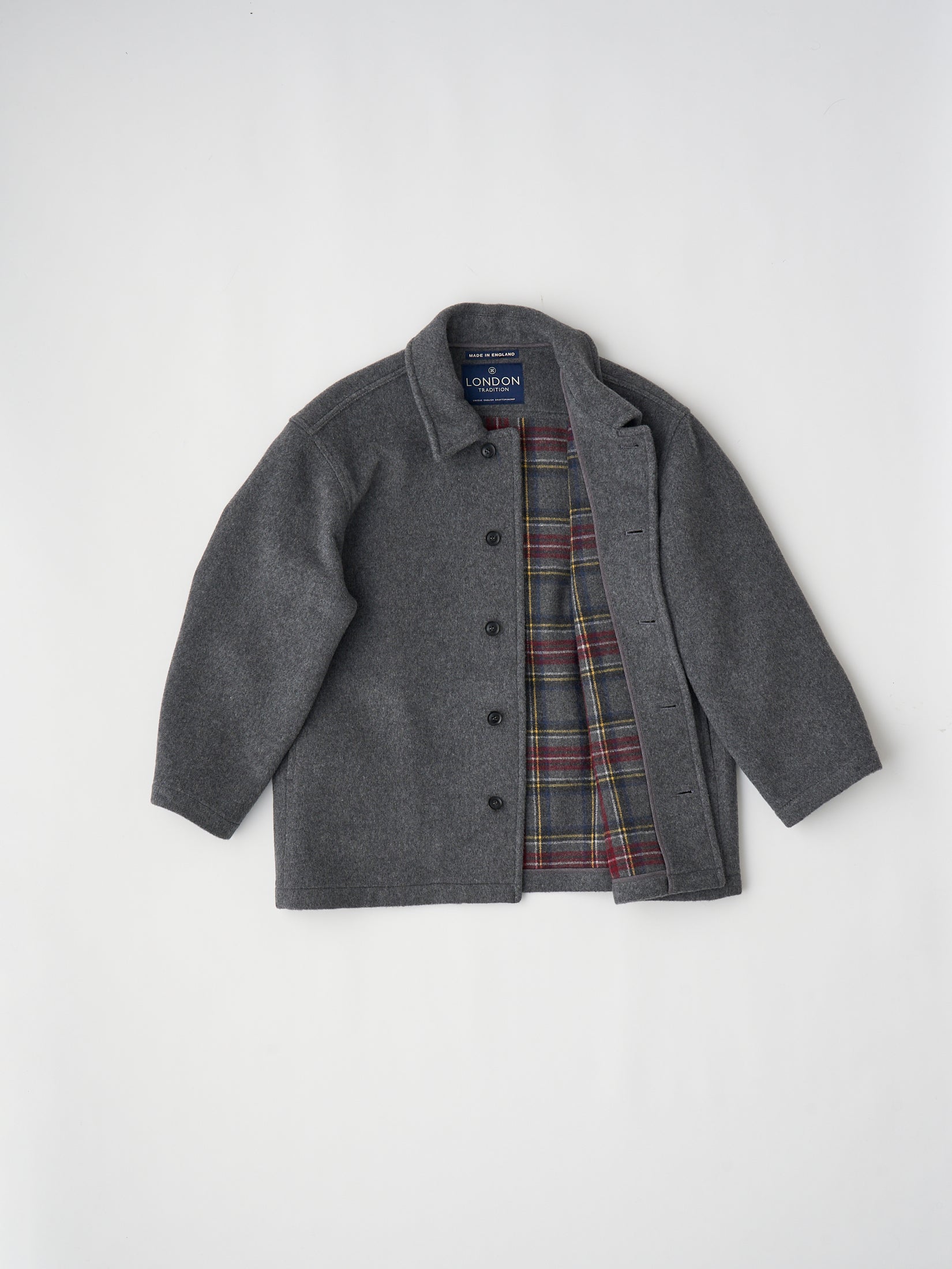 【 LONDON TRADITION × UNFIL 】WOOL BLEND DOUBLE FACE OVERSIZE JACKET