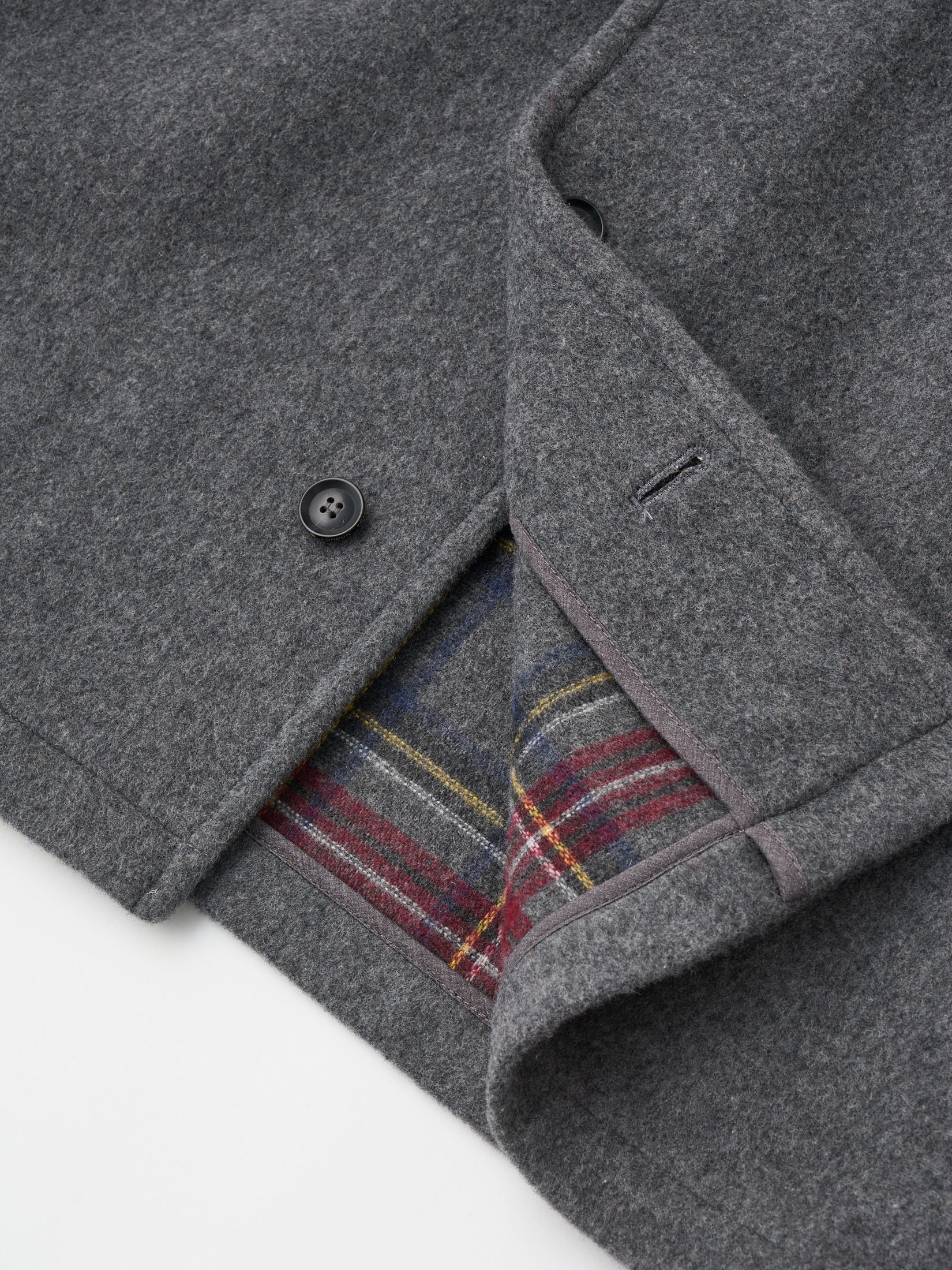 【 LONDON TRADITION × UNFIL 】WOOL BLEND DOUBLE FACE OVERSIZE JACKET
