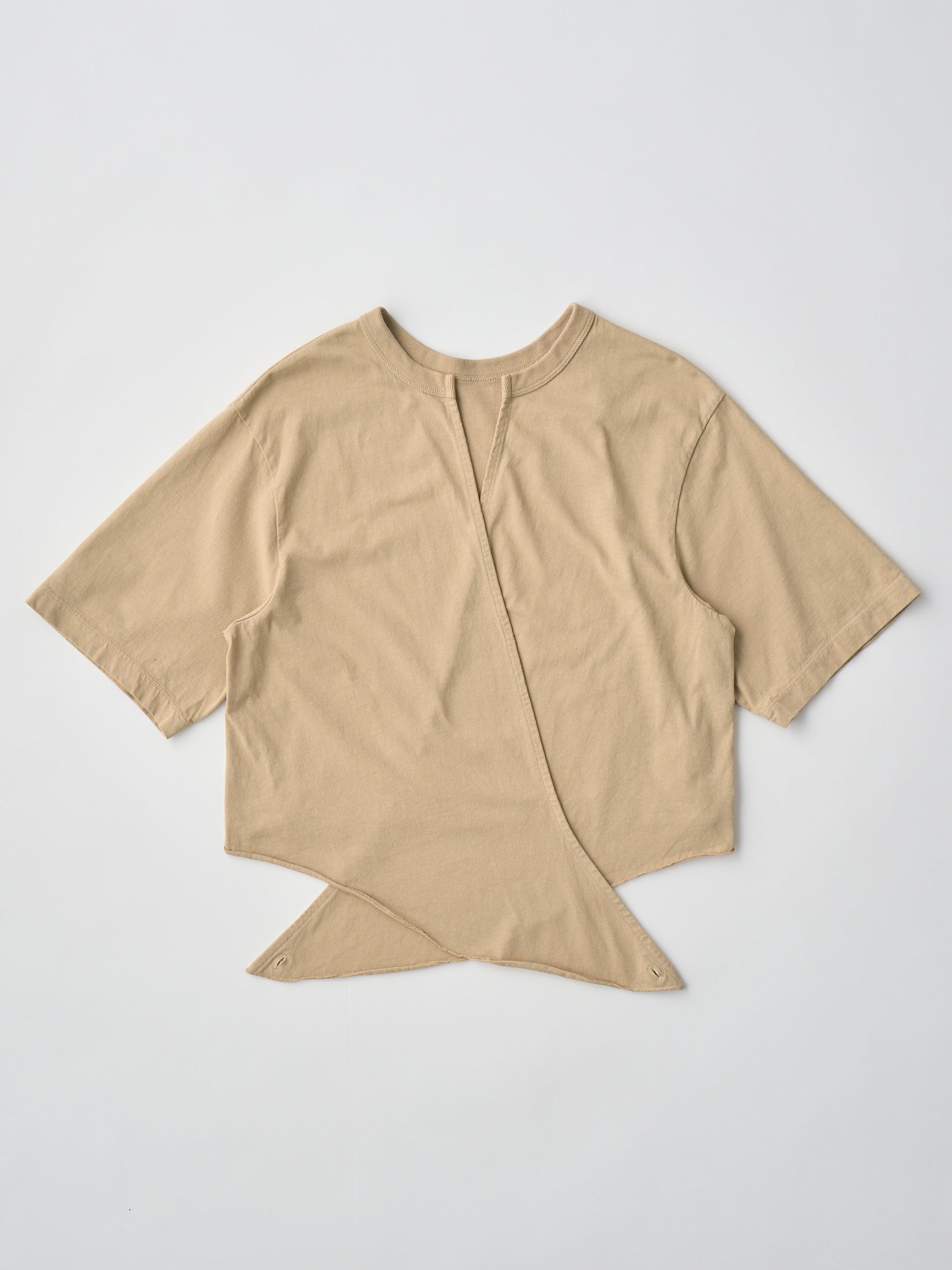 COTTON OPEN-END YARN GARMENT DYEING WRAPPED-FRONT C/D