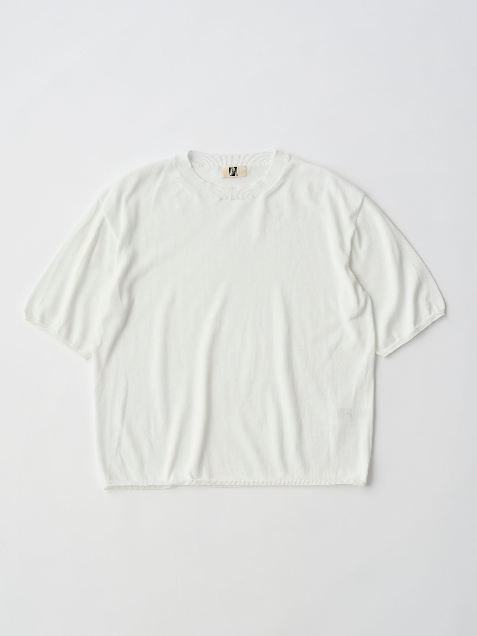 HIGH-TWISTED COTTON SHEER KNIT LAYERED P/O