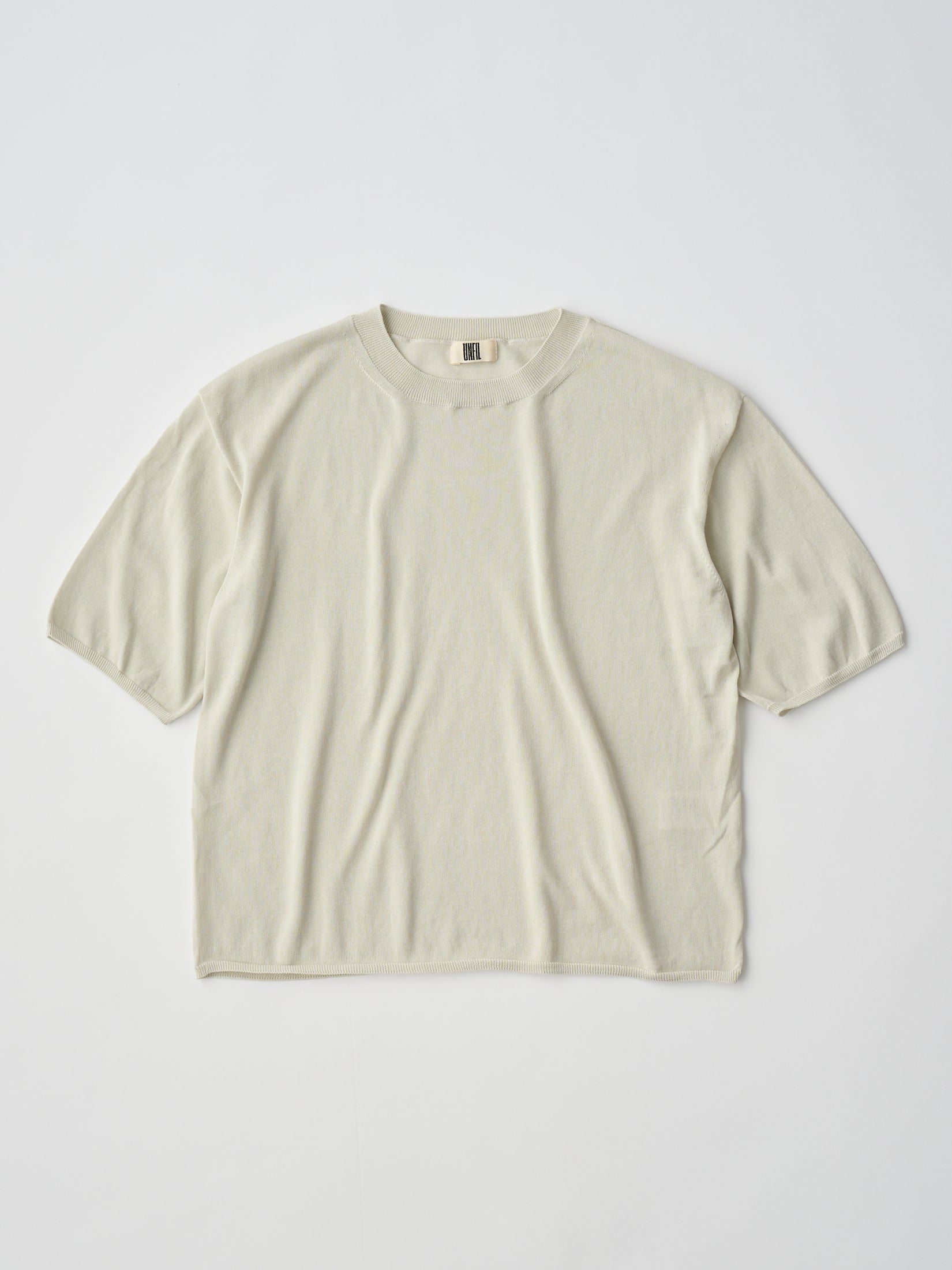 HIGH-TWISTED COTTON SHEER KNIT LAYERED P/O