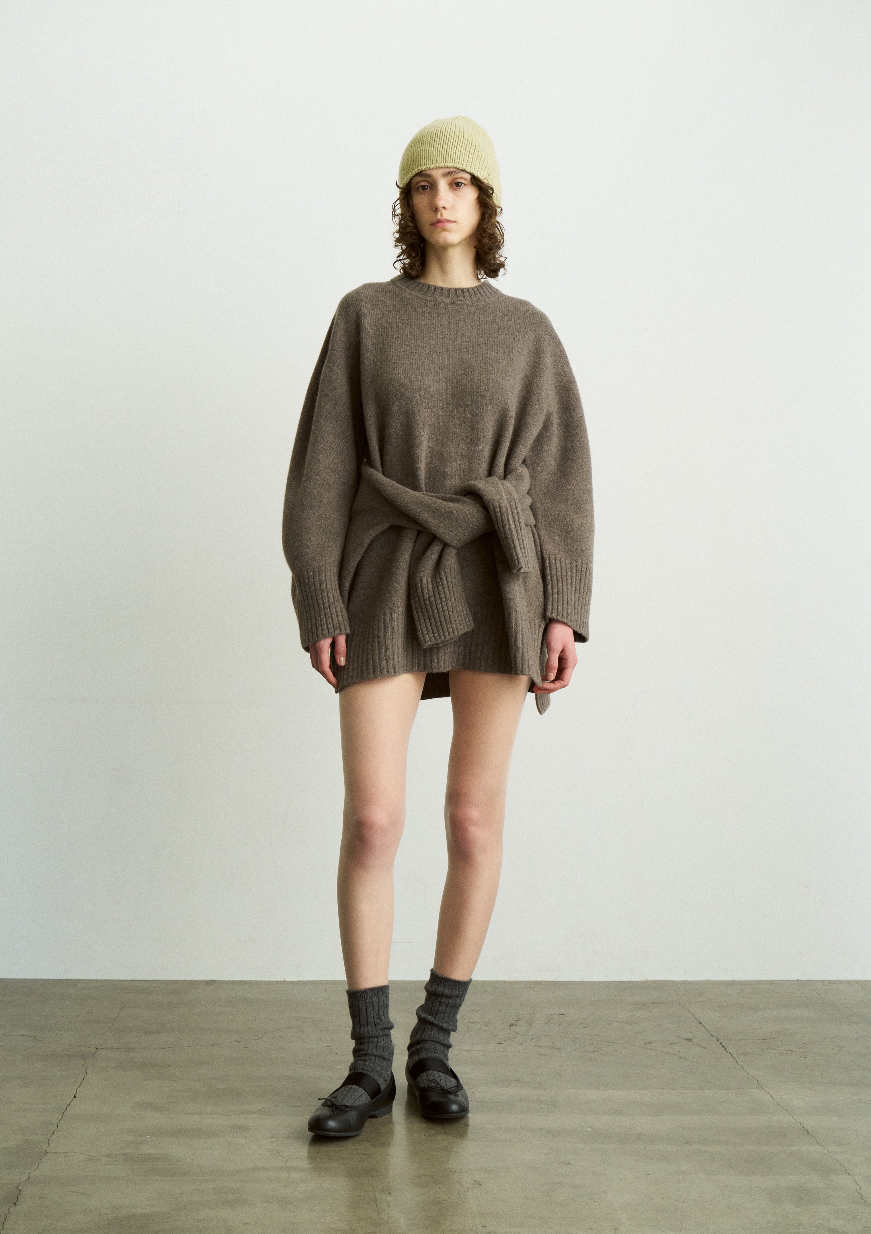 FINE LAMBS WOOL OVERSIZED P/O