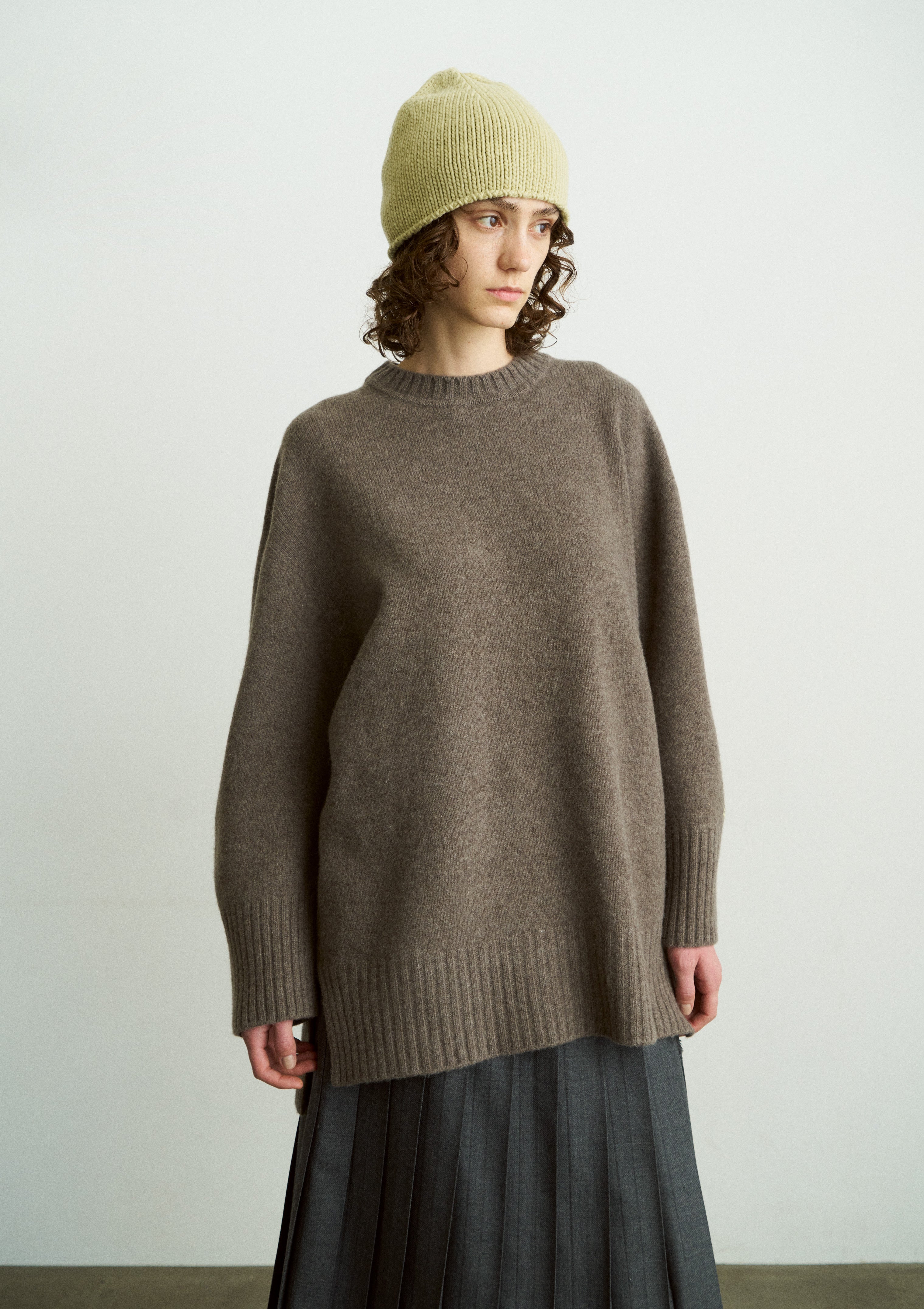 FINE LAMBS WOOL OVERSIZED P/O