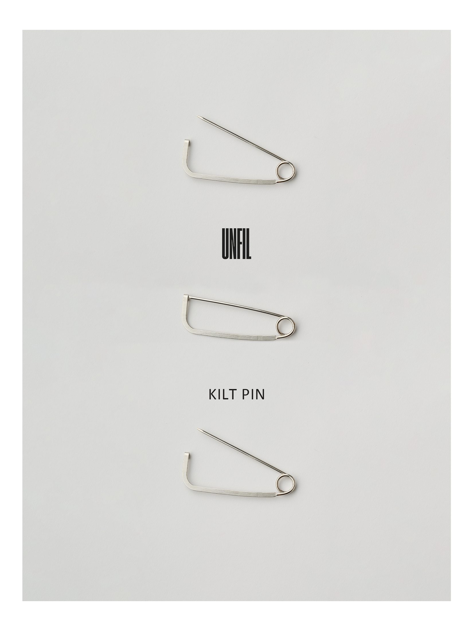 UNFIL KILT PIN 発売のお知らせ