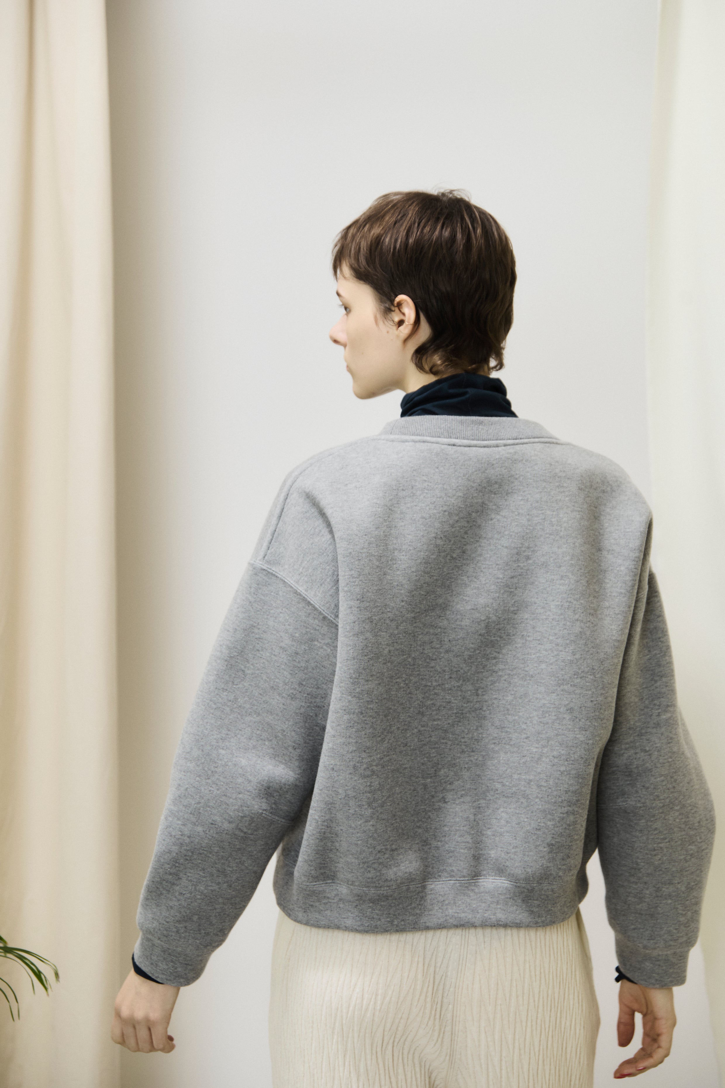 double faced jersey wide-body sweatshirt