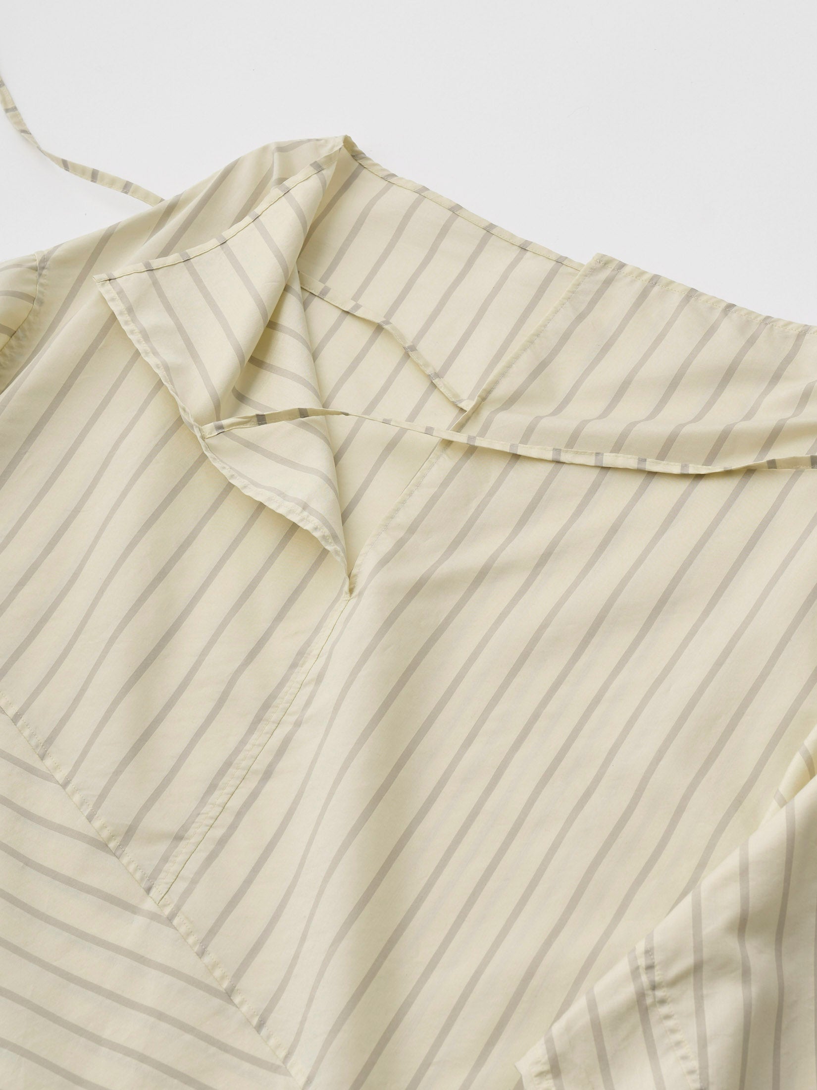 SILK & NYLON SHEER TAFFETA STRIPE P/O