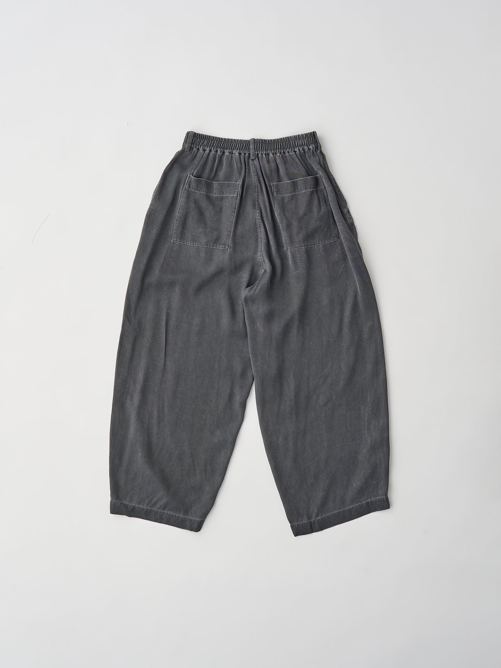 RAYON GABARDINE PIGMENT WASHED BIG EASY TROUSERS