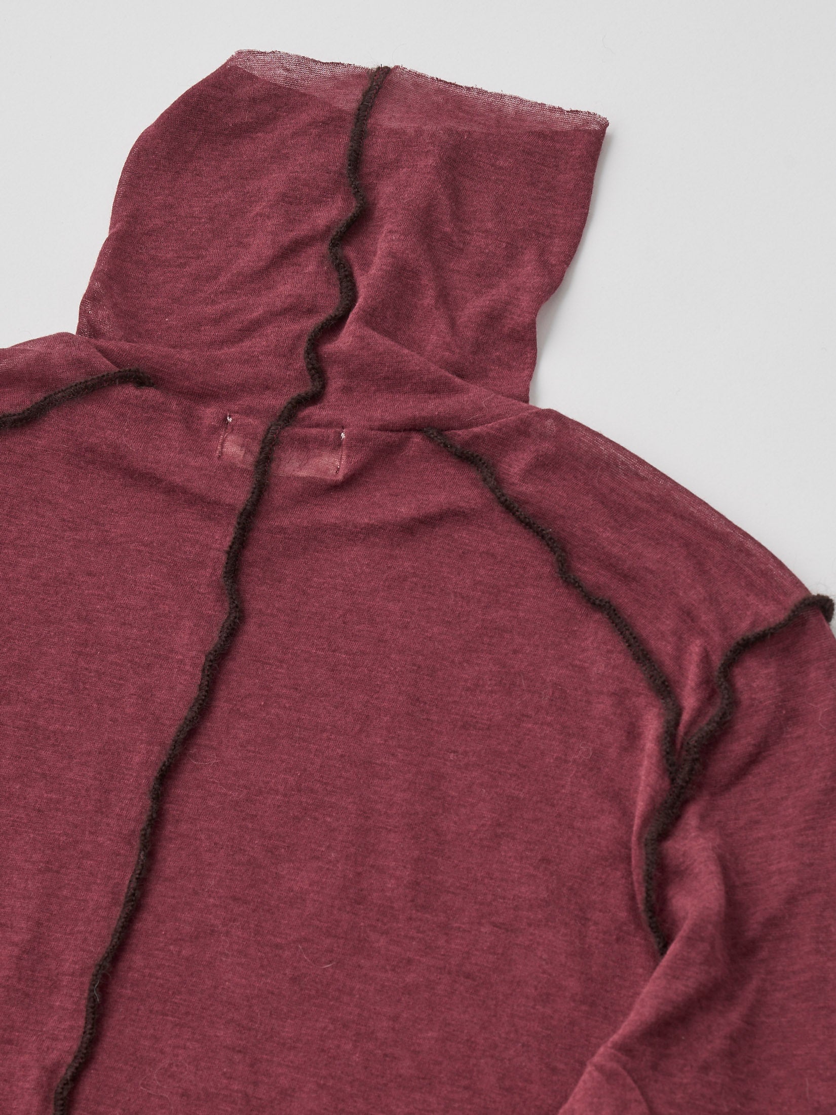 CASHMERE & SUPIMA COTTON GAUZE JERSEY TURTLE-NECK TEE
