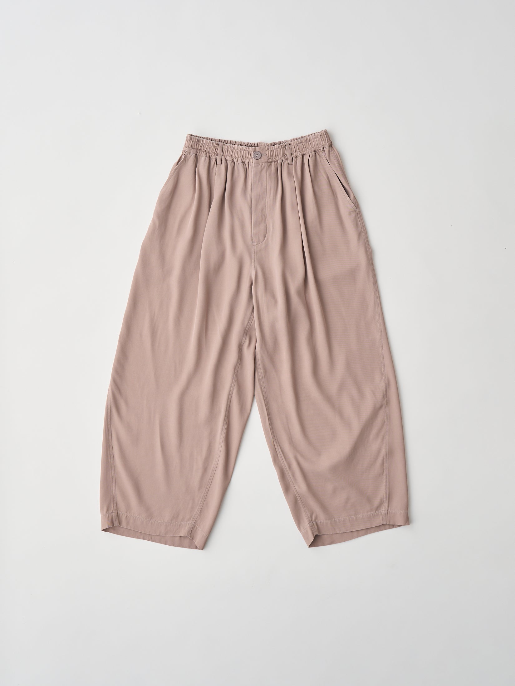 RAYON GABARDINE PIGMENT WASHED BIG EASY TROUSERS