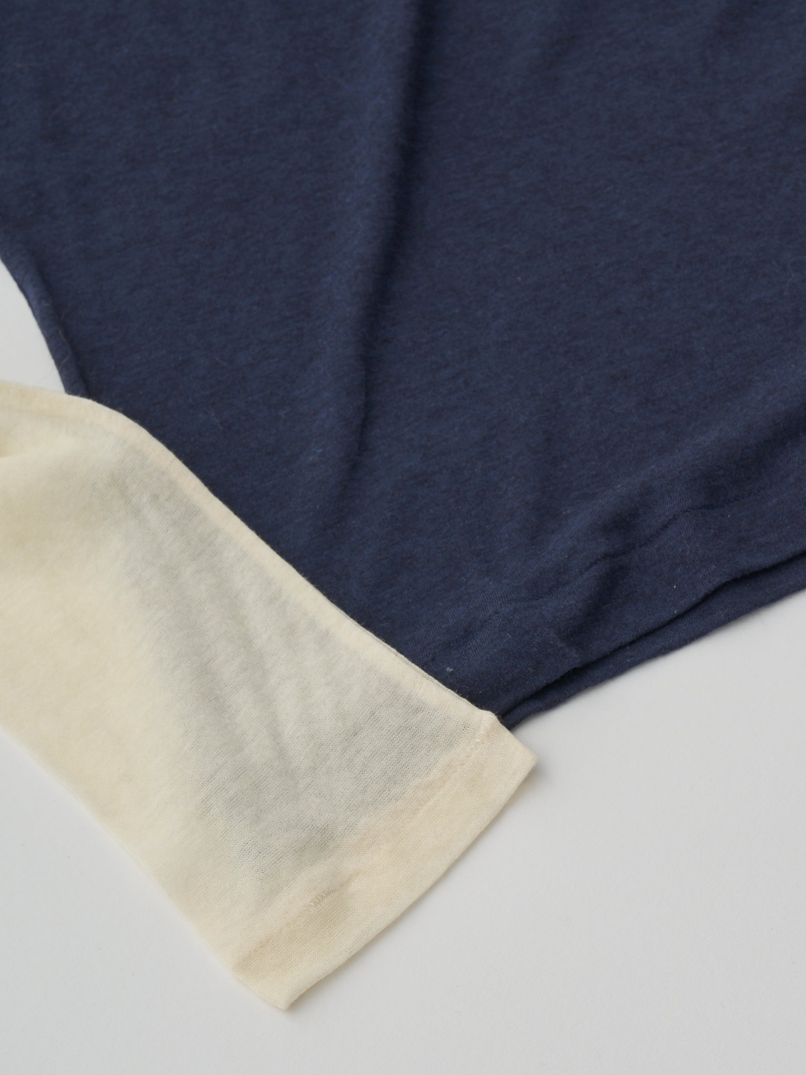 CASHMERE & SUPIMA COTTON GAUZE JERSEY BASEBALL TEE