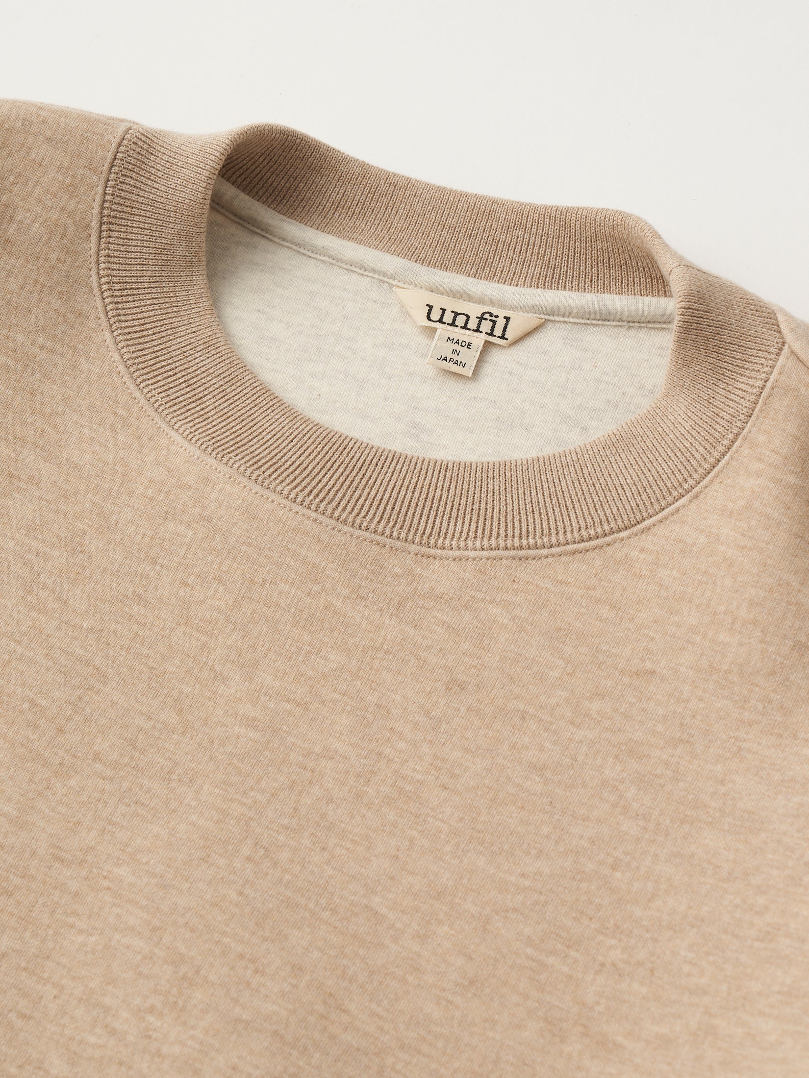 double faced jersey wide-body sweatshirt