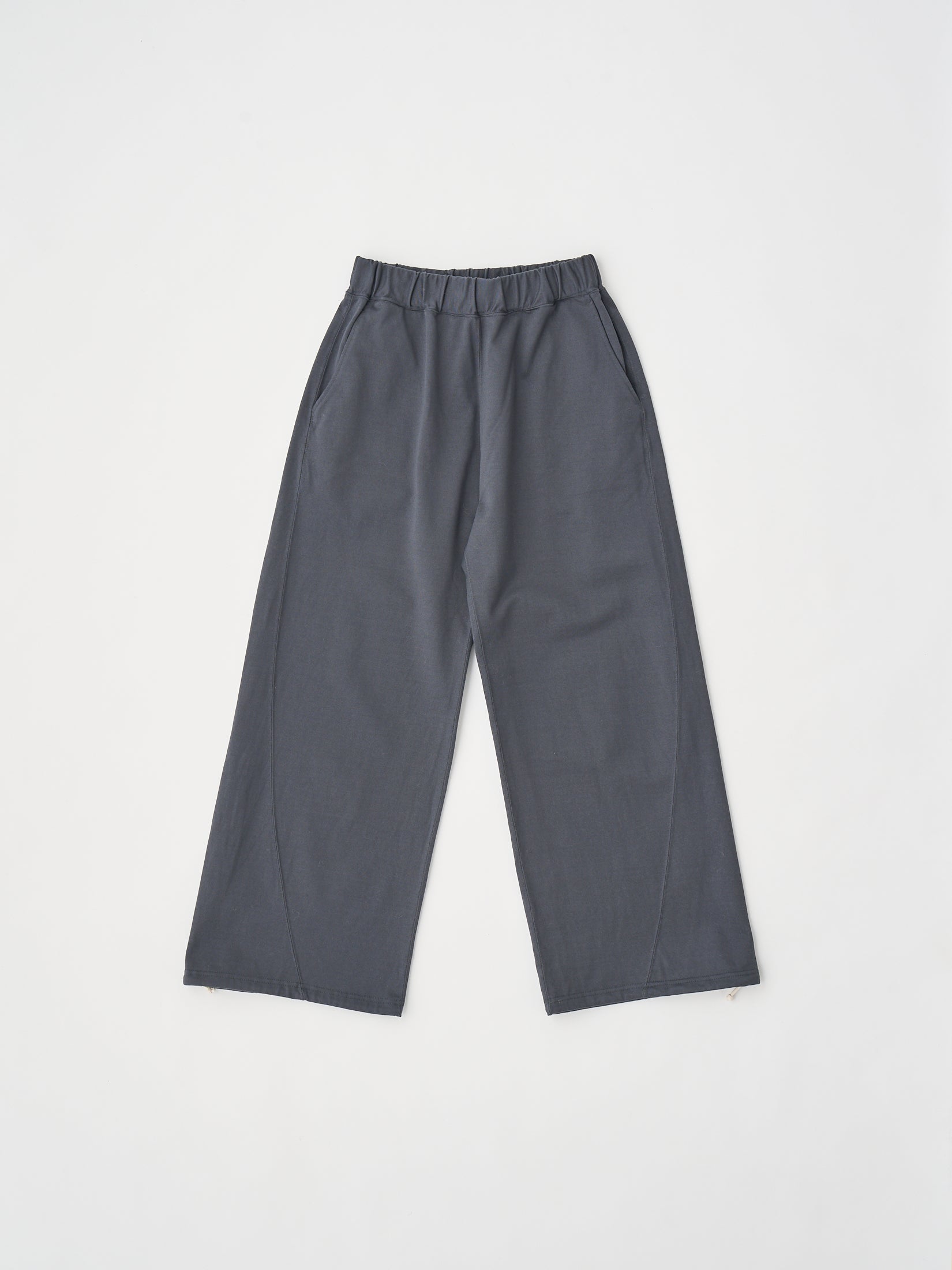 ORGANIC COTTON FIRM JERSEY WIDE LEG TRUCK PANTS
