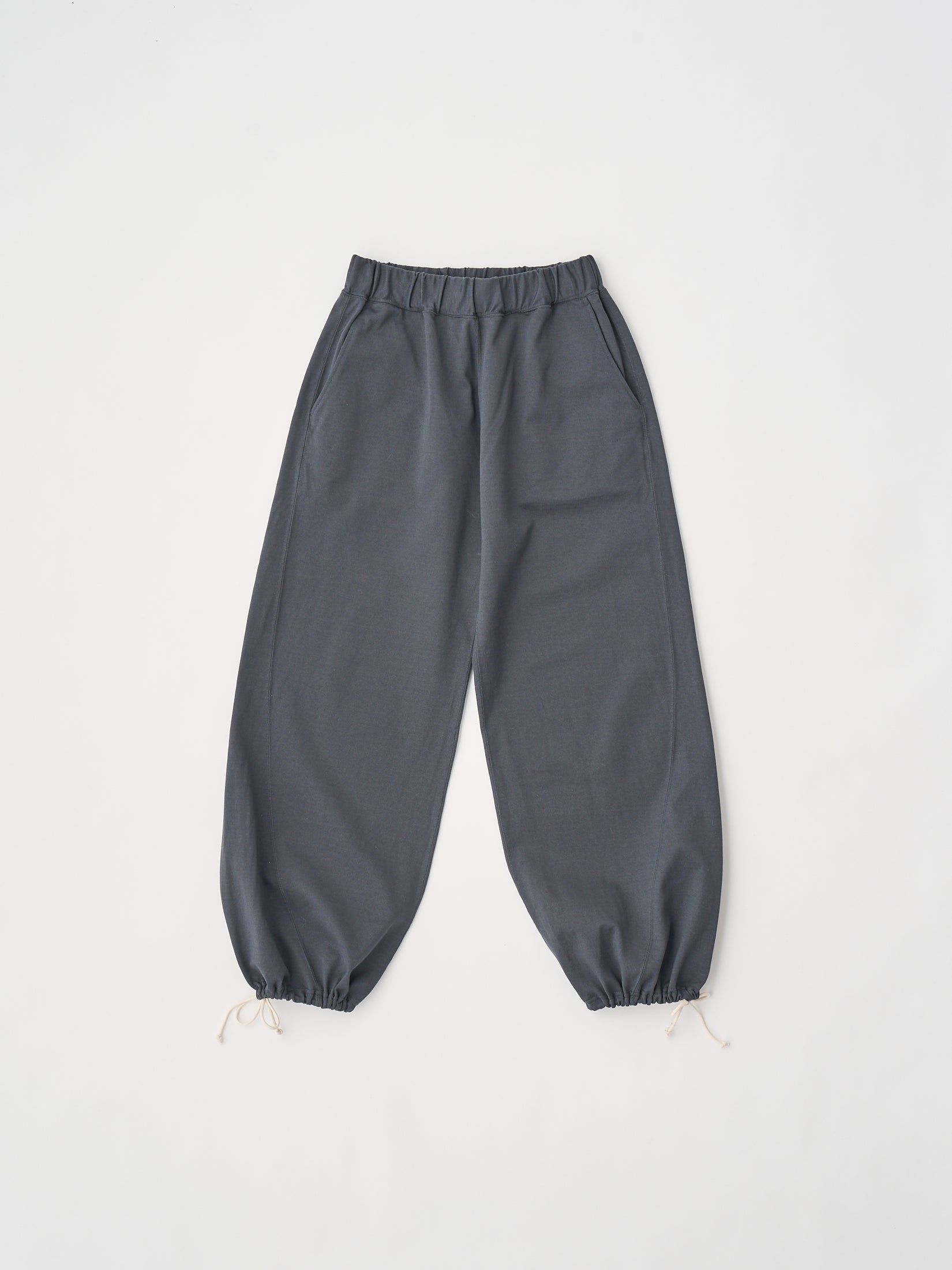 ORGANIC COTTON FIRM JERSEY WIDE LEG TRUCK PANTS