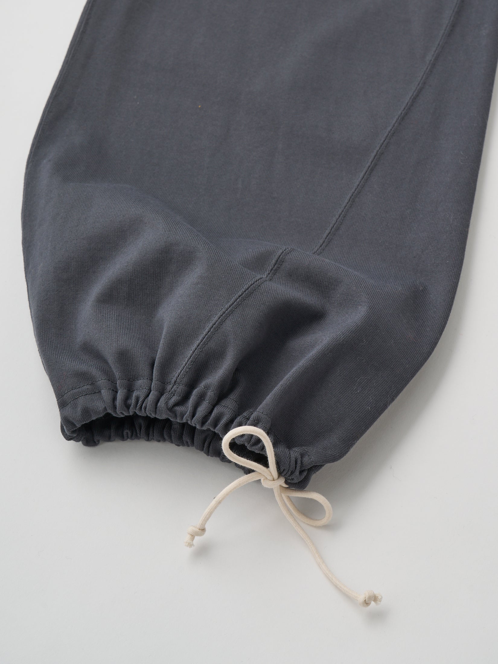 ORGANIC COTTON FIRM JERSEY WIDE LEG TRUCK PANTS