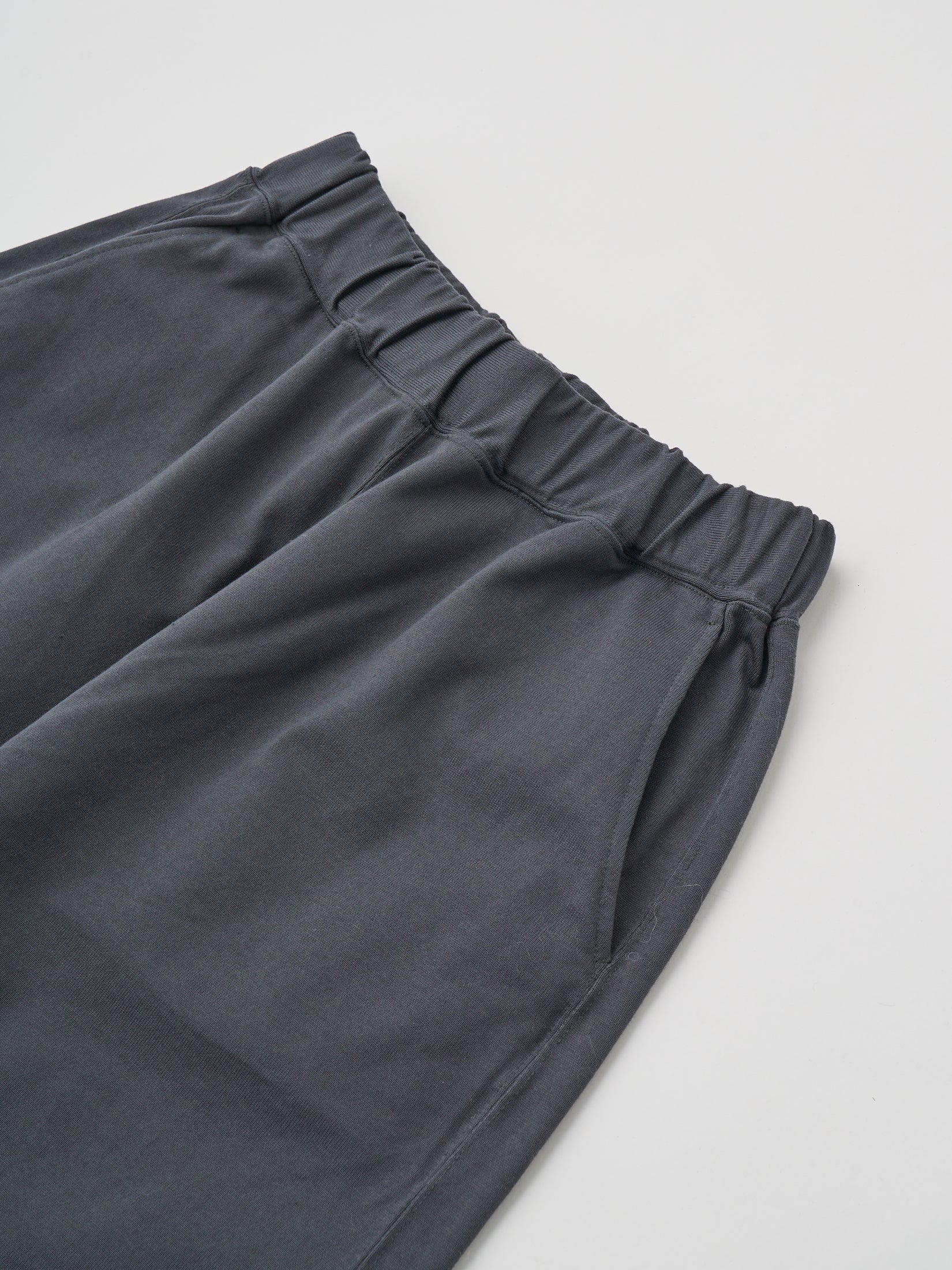 ORGANIC COTTON FIRM JERSEY WIDE LEG TRUCK PANTS